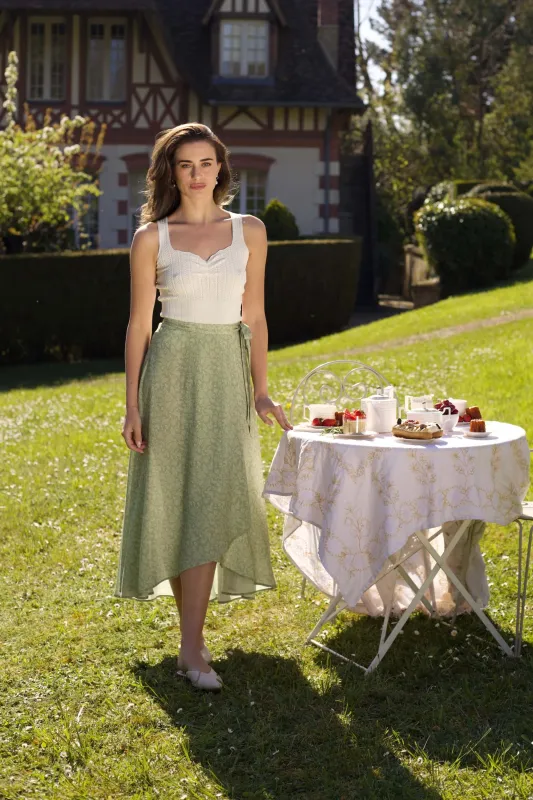 Maisie Wrap Skirt sold by GAALA