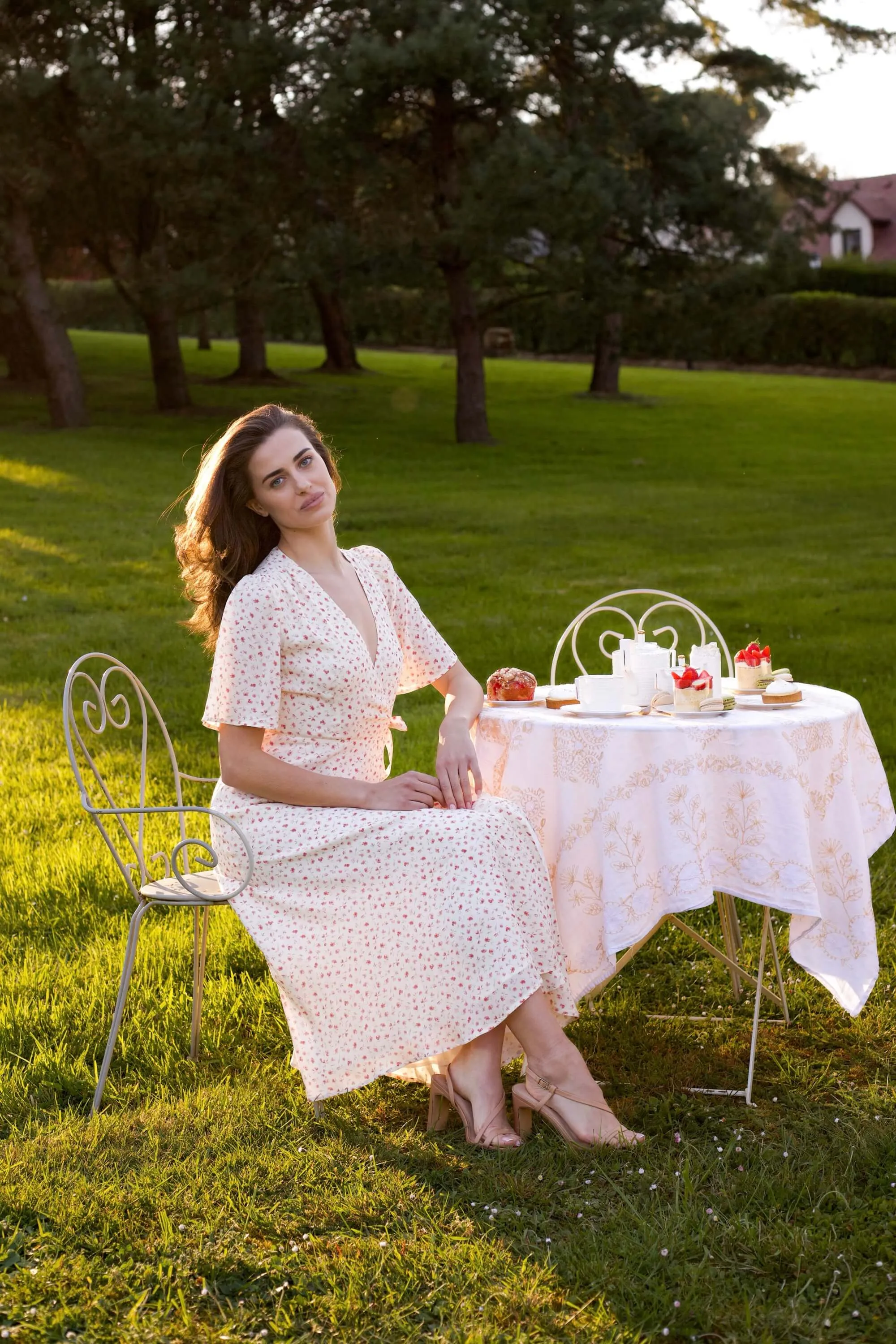 Flora Wrap Dress sold by GAALA product image thumbnail 2