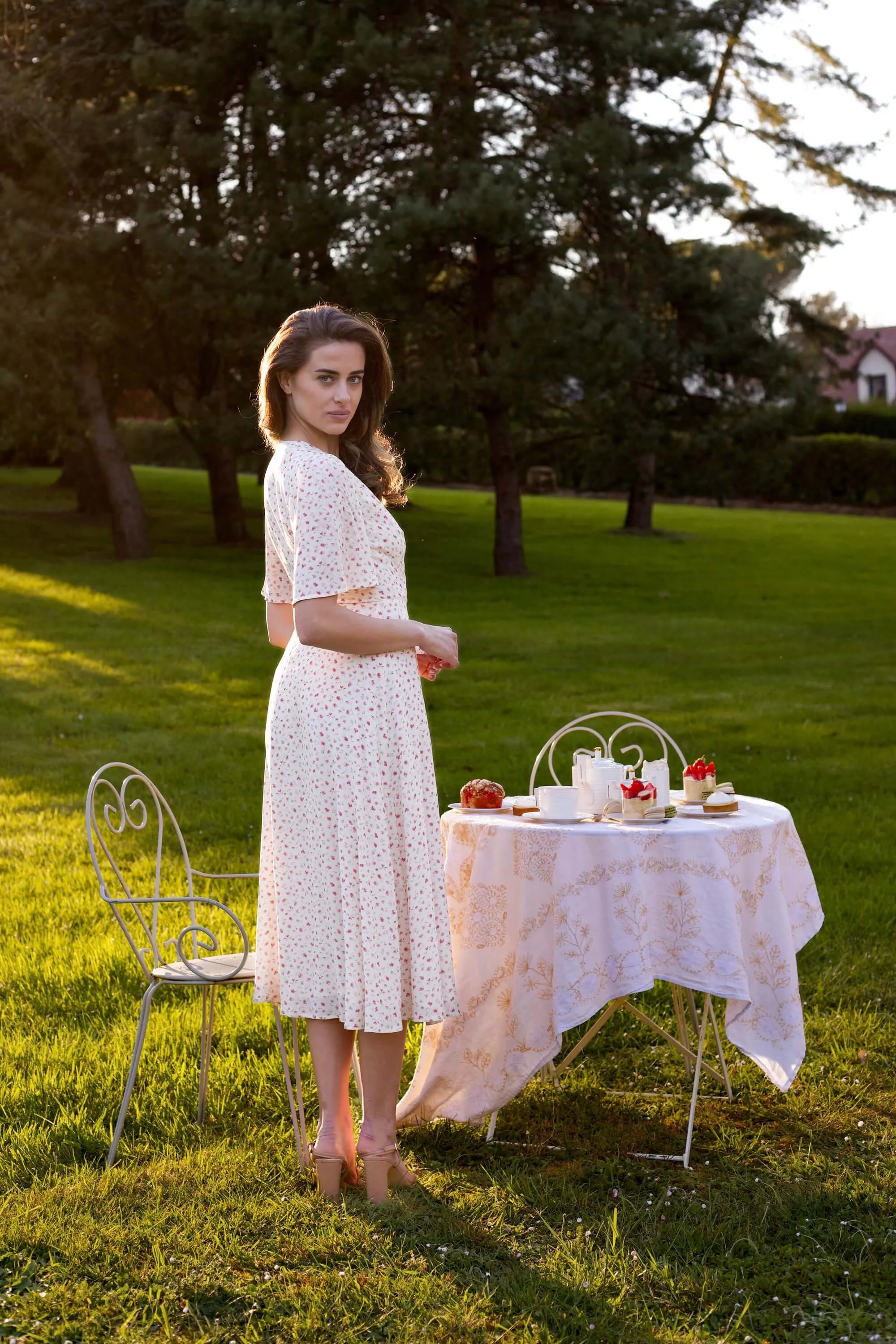 Flora Wrap Dress sold by GAALA product image thumbnail 4