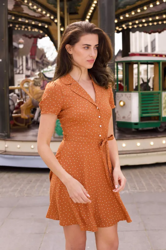 Belle Polka-Dot Dress sold by GAALA