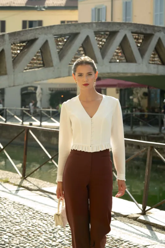 Regina Silk Blouse sold by GAALA
