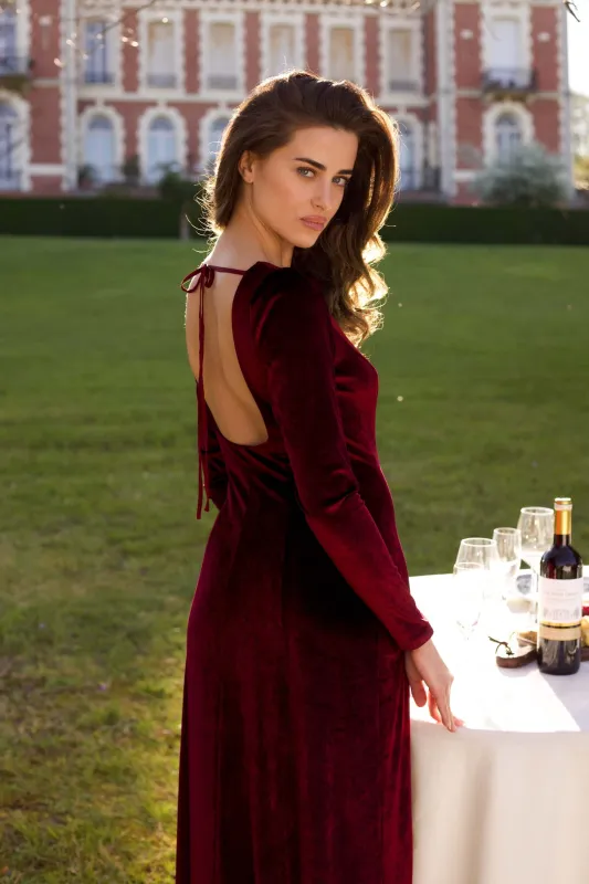 Justine Long-Sleeve Dress sold by GAALA