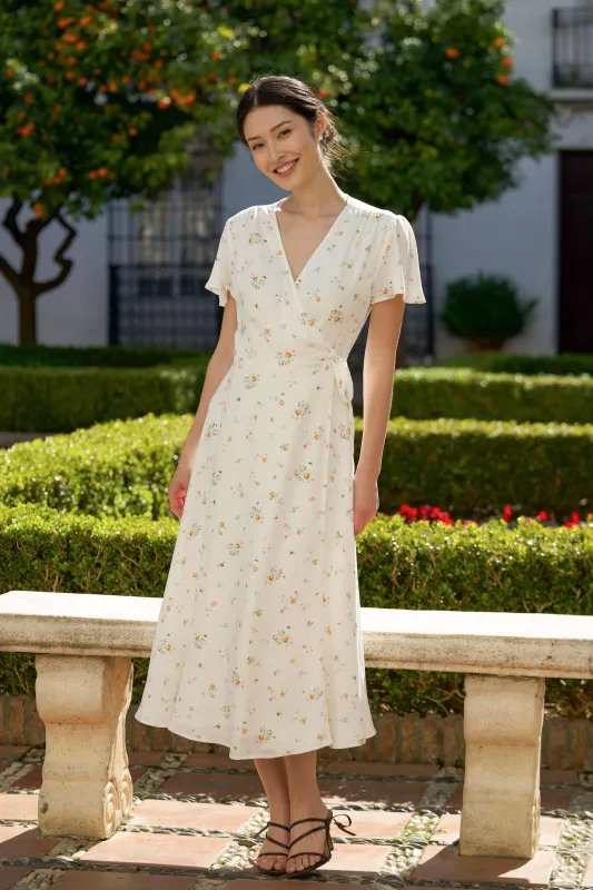 Arlette Wrap Dress sold by GAALA