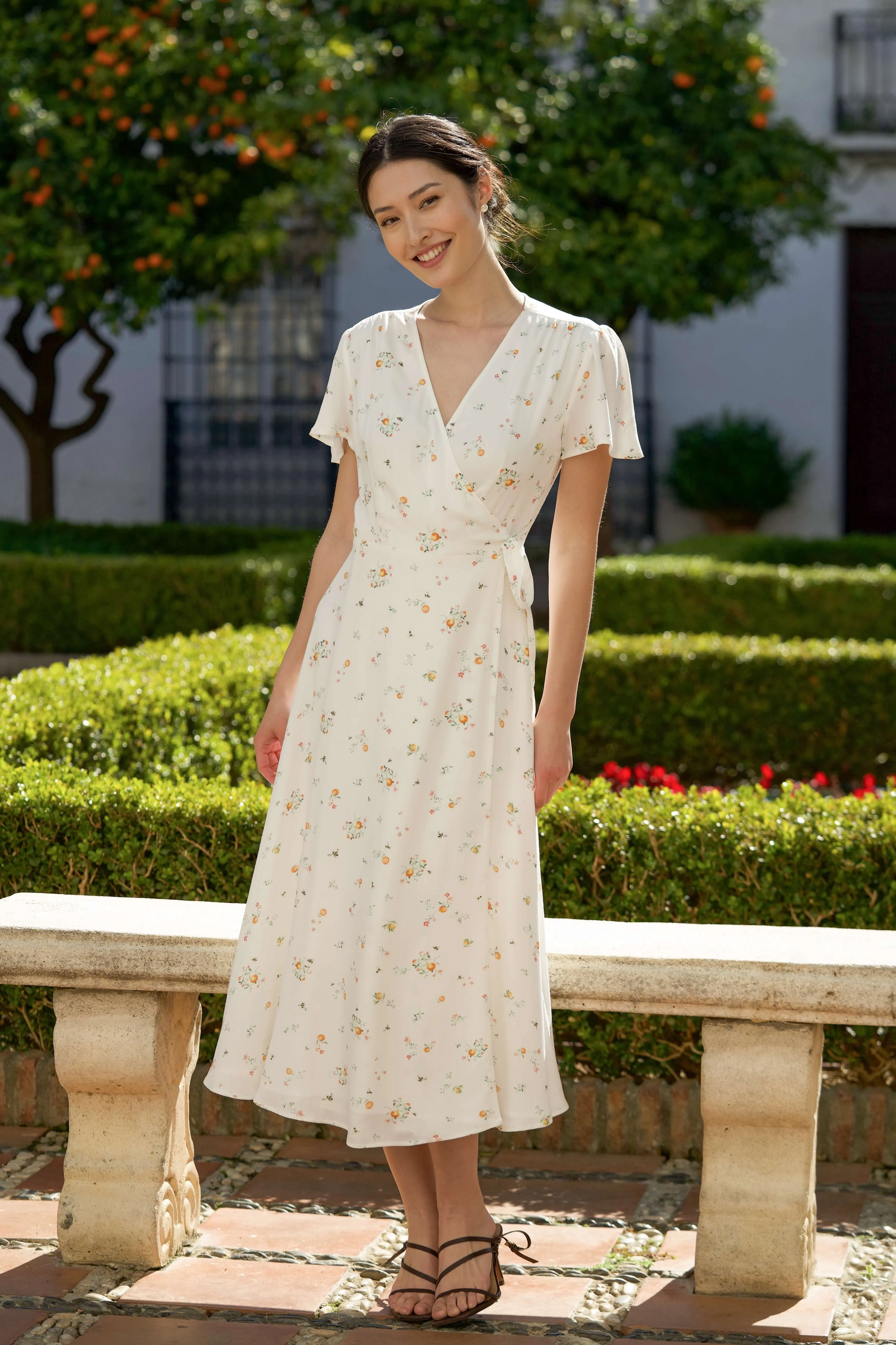 Arlette Wrap Dress sold by GAALA