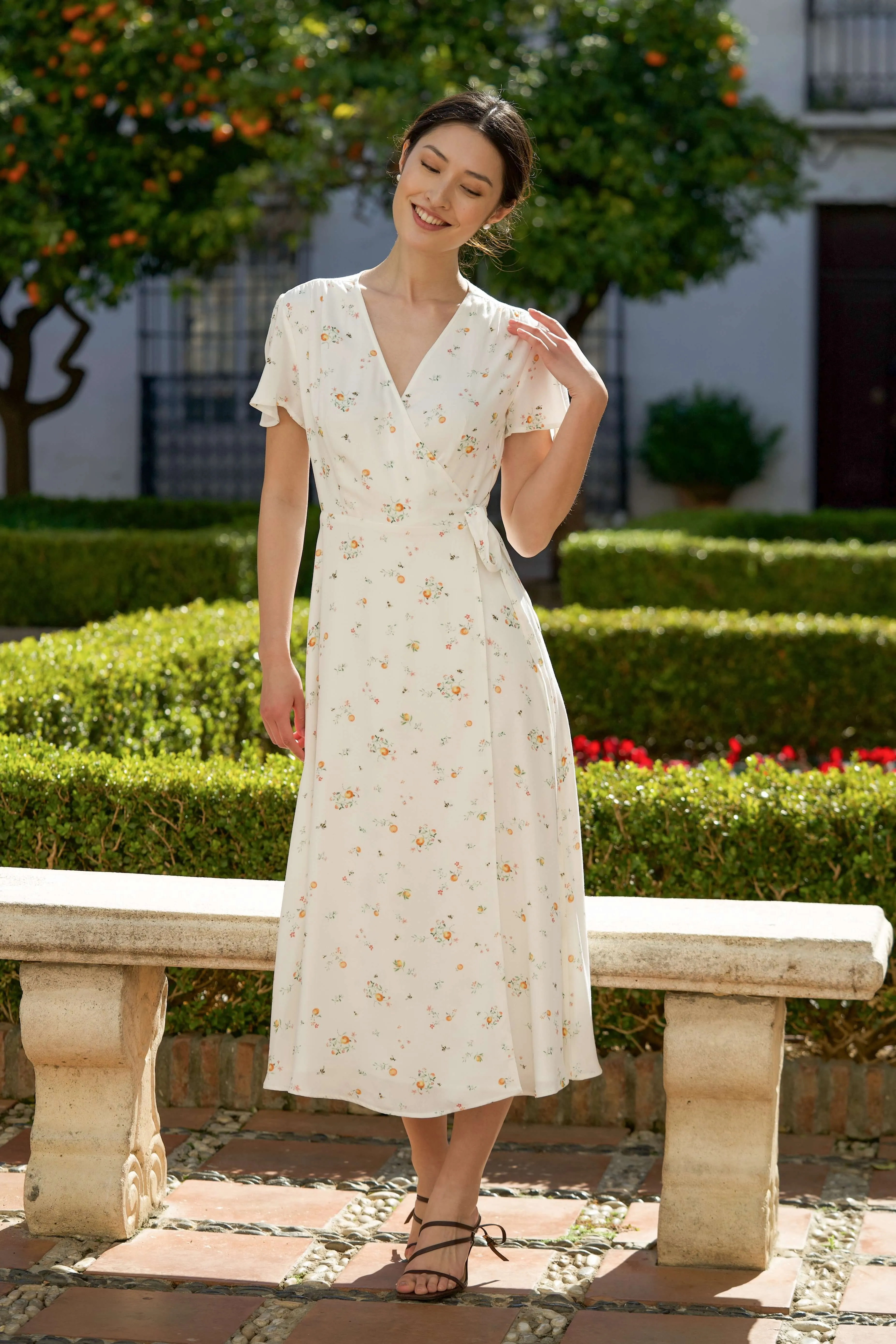 Arlette Wrap Dress sold by GAALA product image thumbnail 3