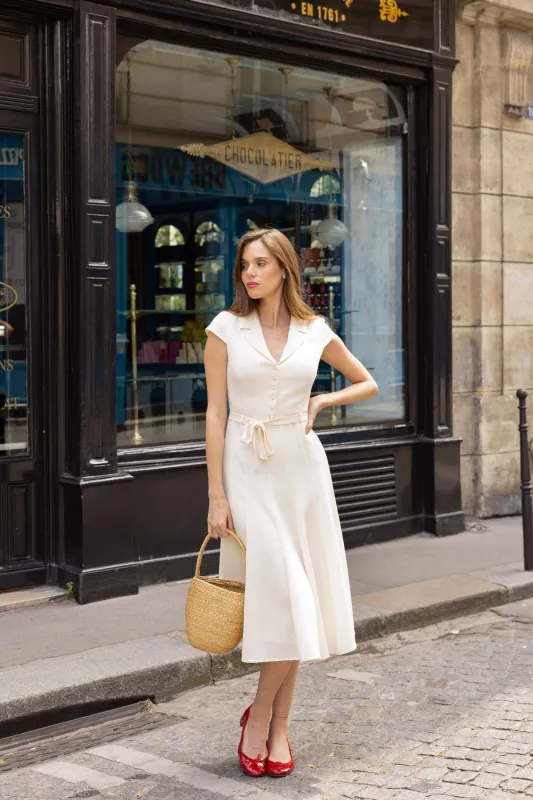 Hortense Collared Dress sold by GAALA