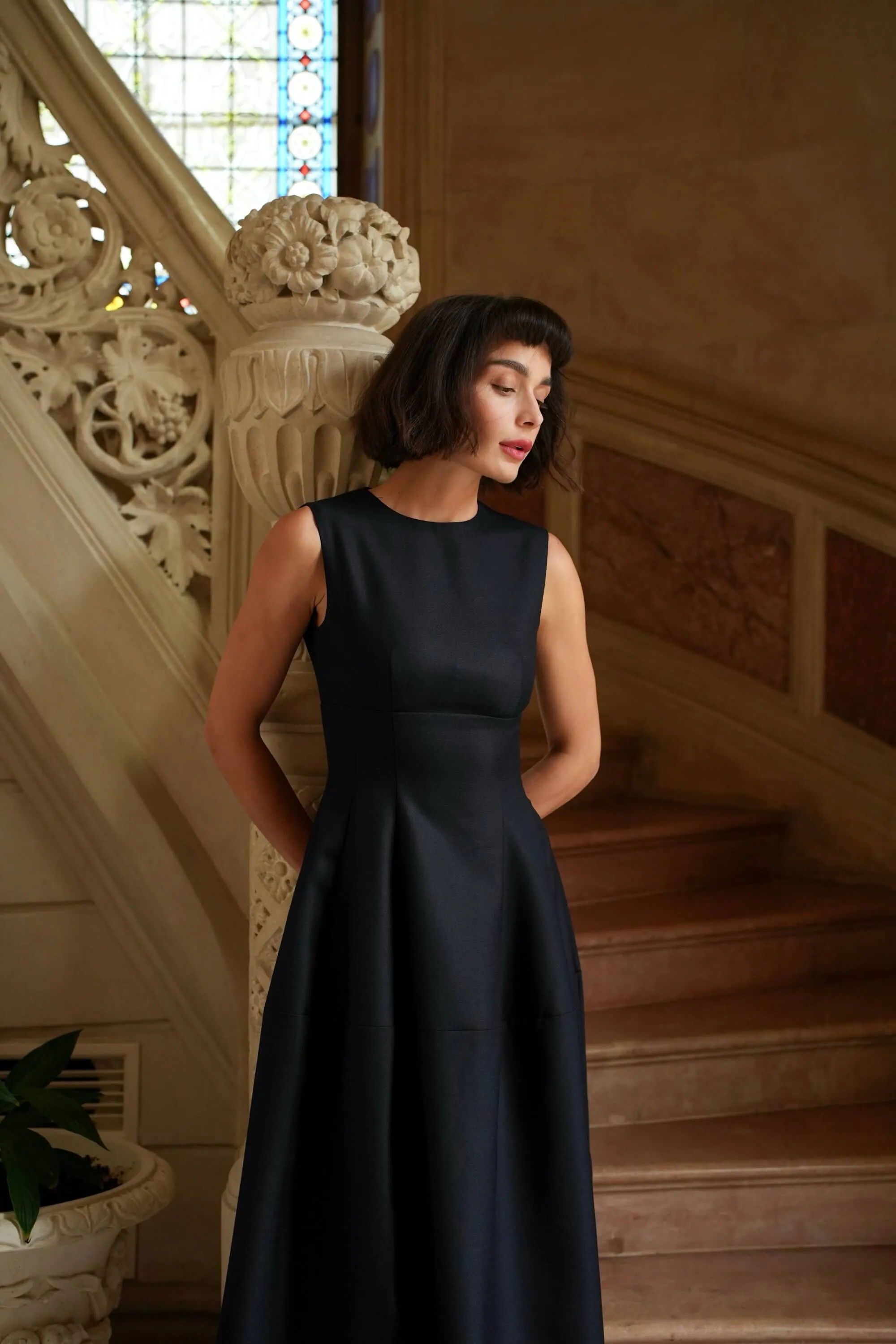 Mirienne Acetate Wool Dress sold by GAALA product image thumbnail 4