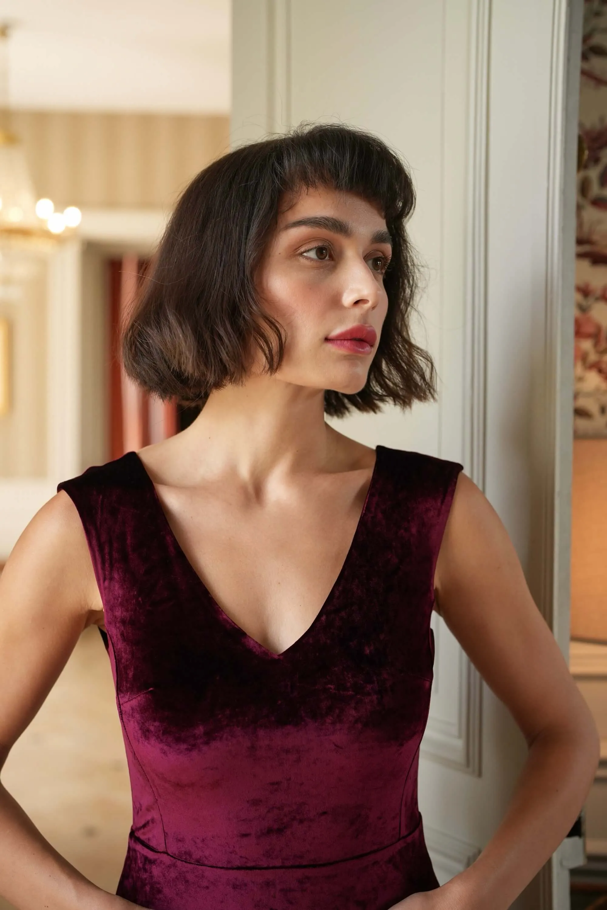 Emmelyn Velvet Dress sold by GAALA product image thumbnail 5