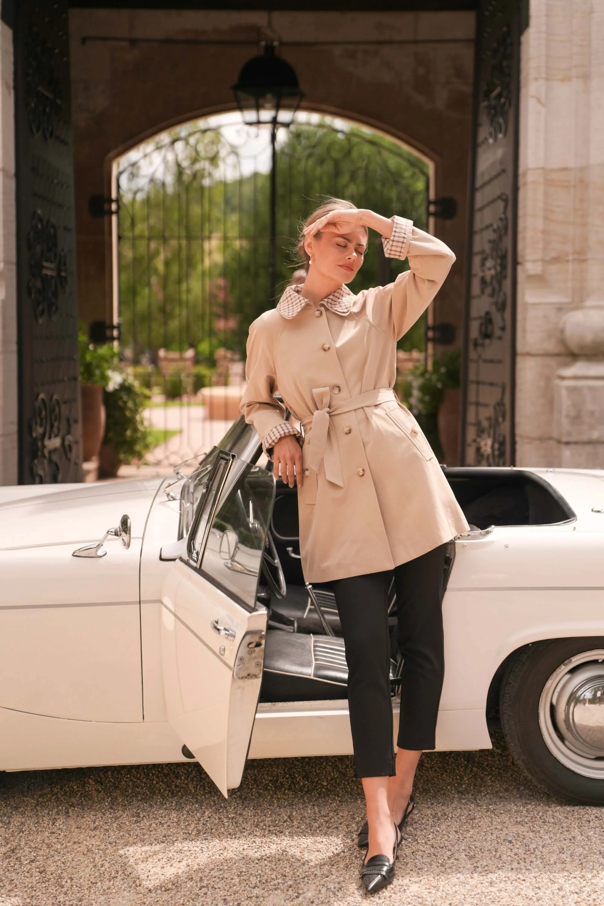 Charlie Short Trenchcoat sold by GAALA