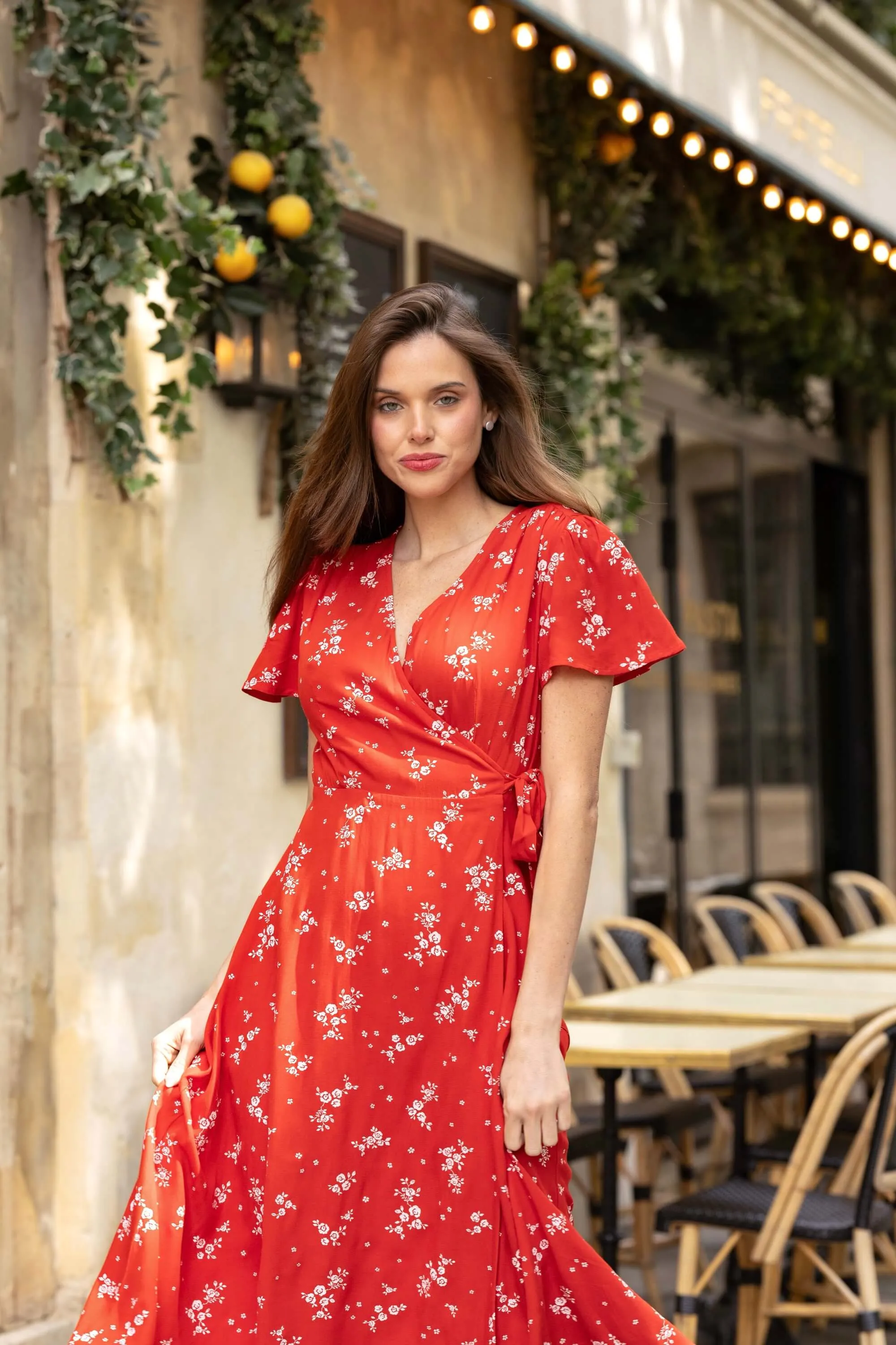 Arlette Wrap Dress sold by GAALA product image thumbnail 5