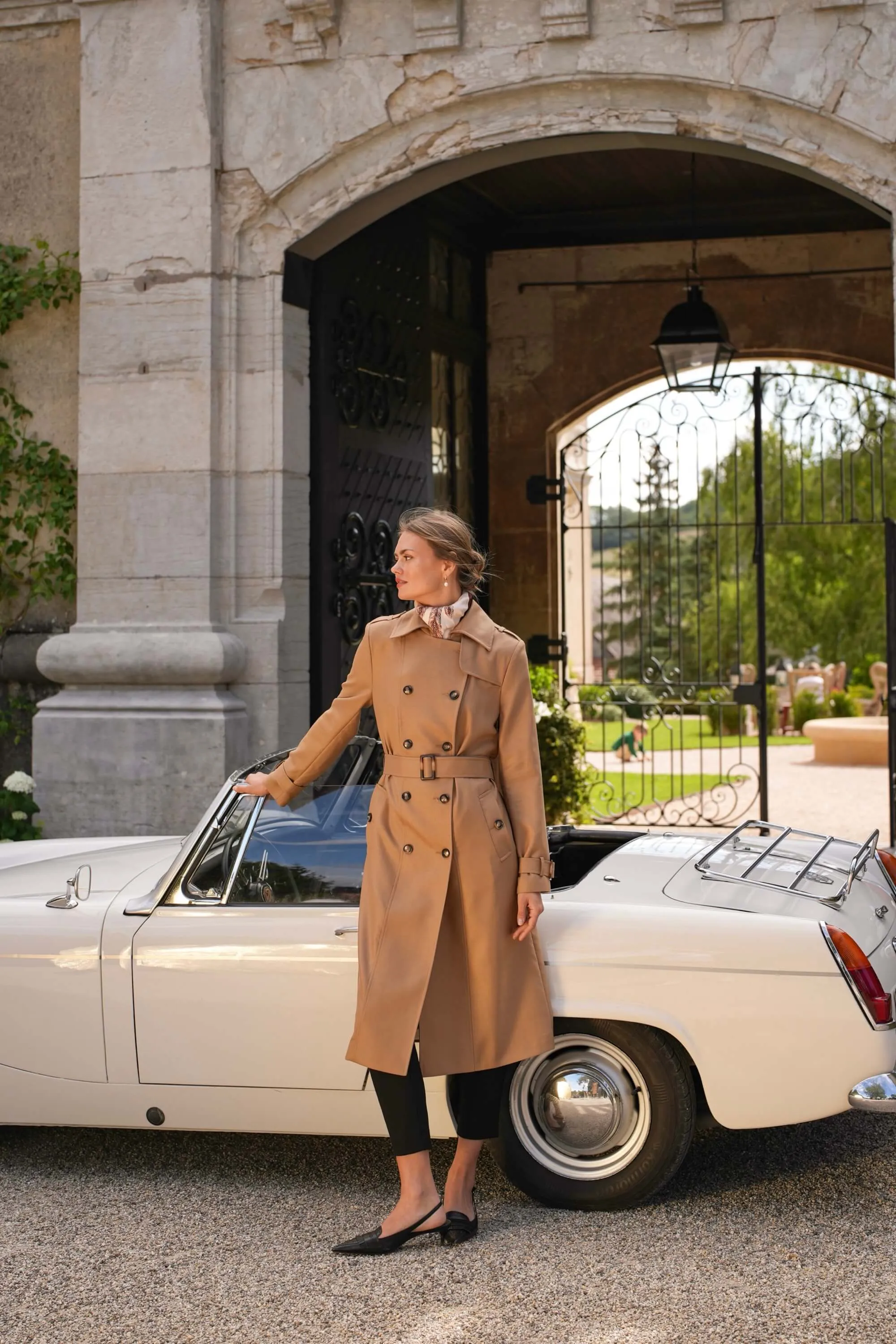 Kelianne Wool Trench Coat sold by GAALA