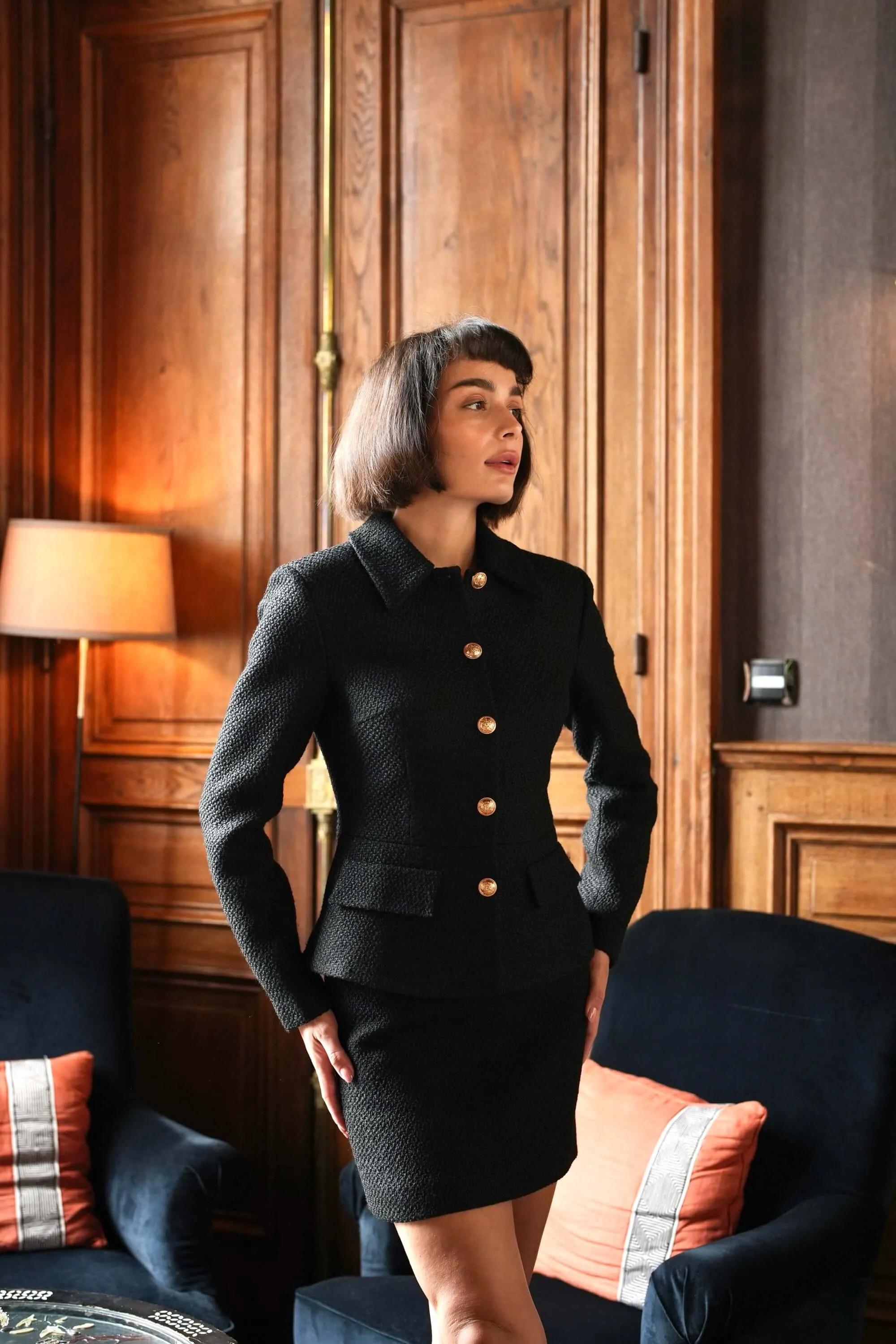 Blanche Tweed Skirt sold by GAALA