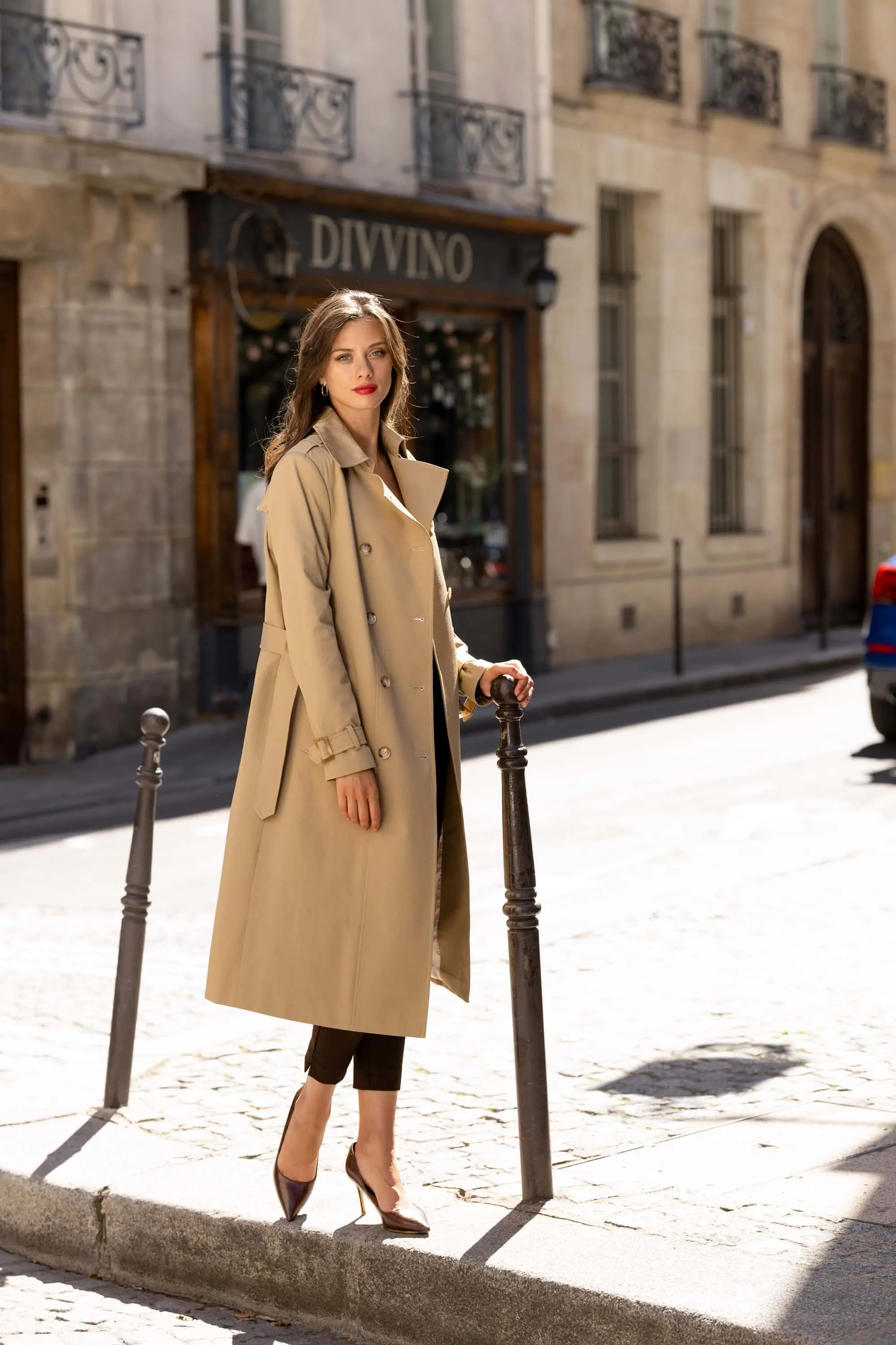Kelianne Cotton Trench Coat sold by GAALA product image thumbnail 2