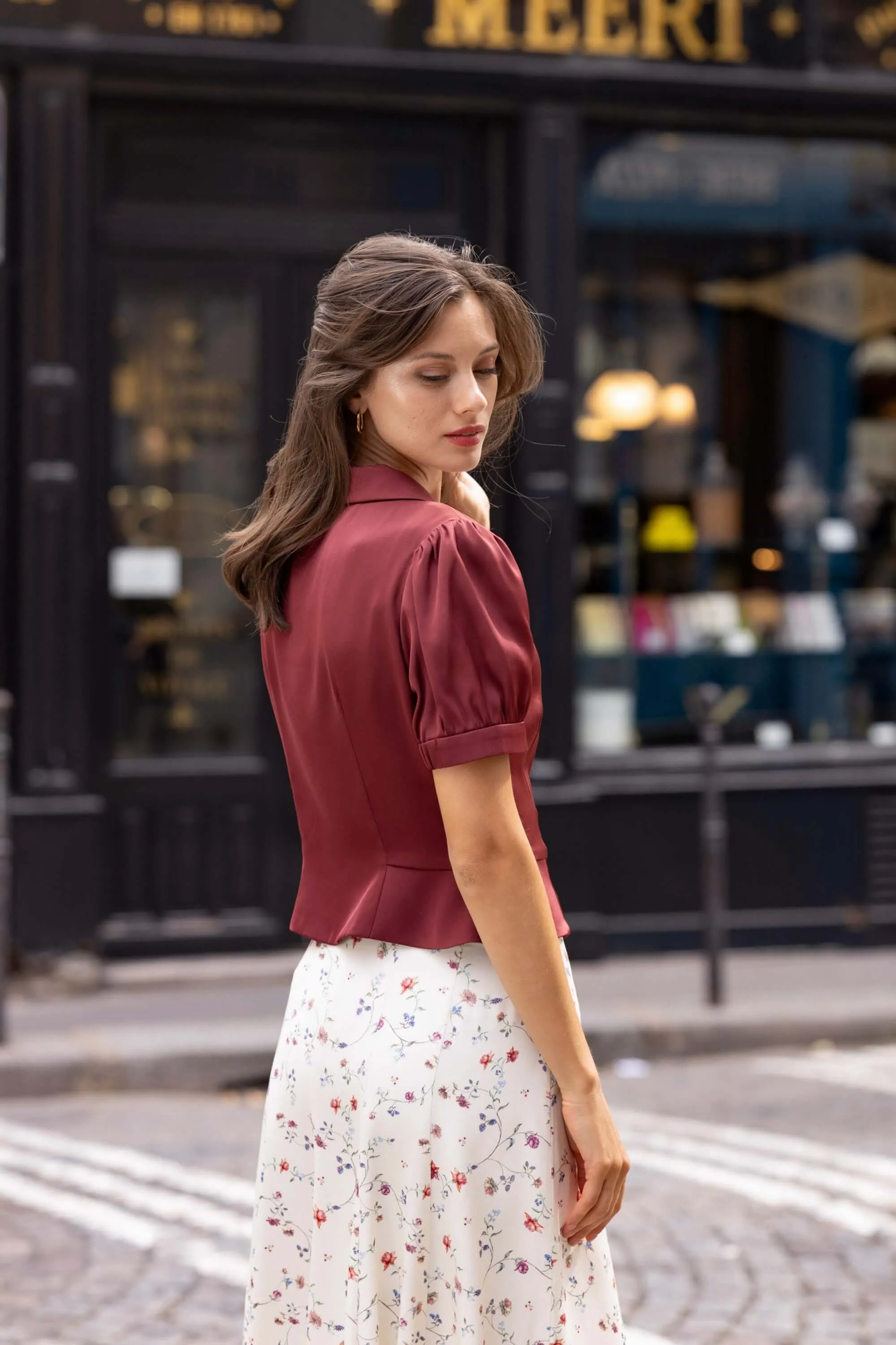 Talia Peplum Blouse sold by GAALA product image thumbnail 4