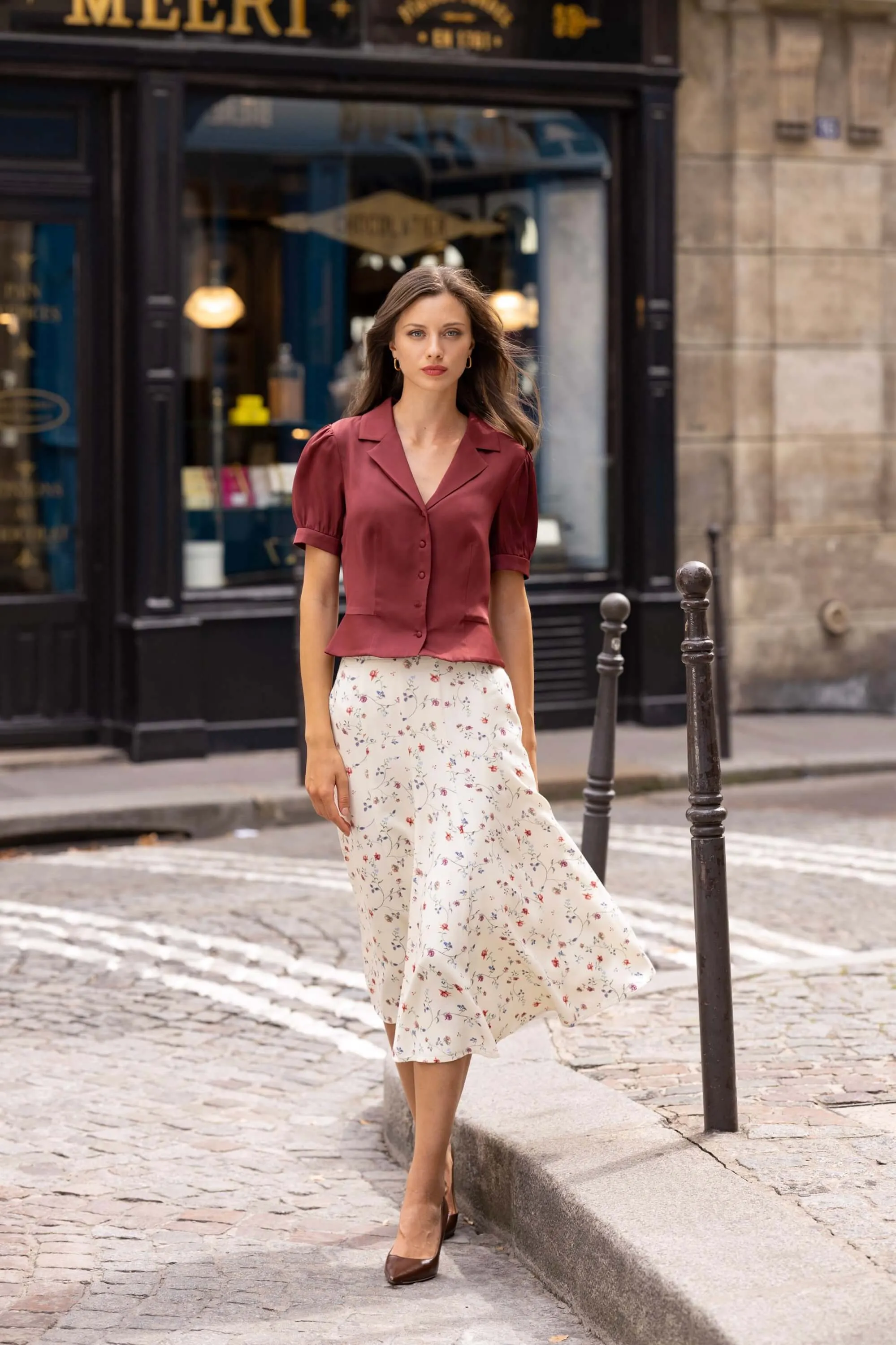 Talia Peplum Blouse sold by GAALA product image thumbnail 2