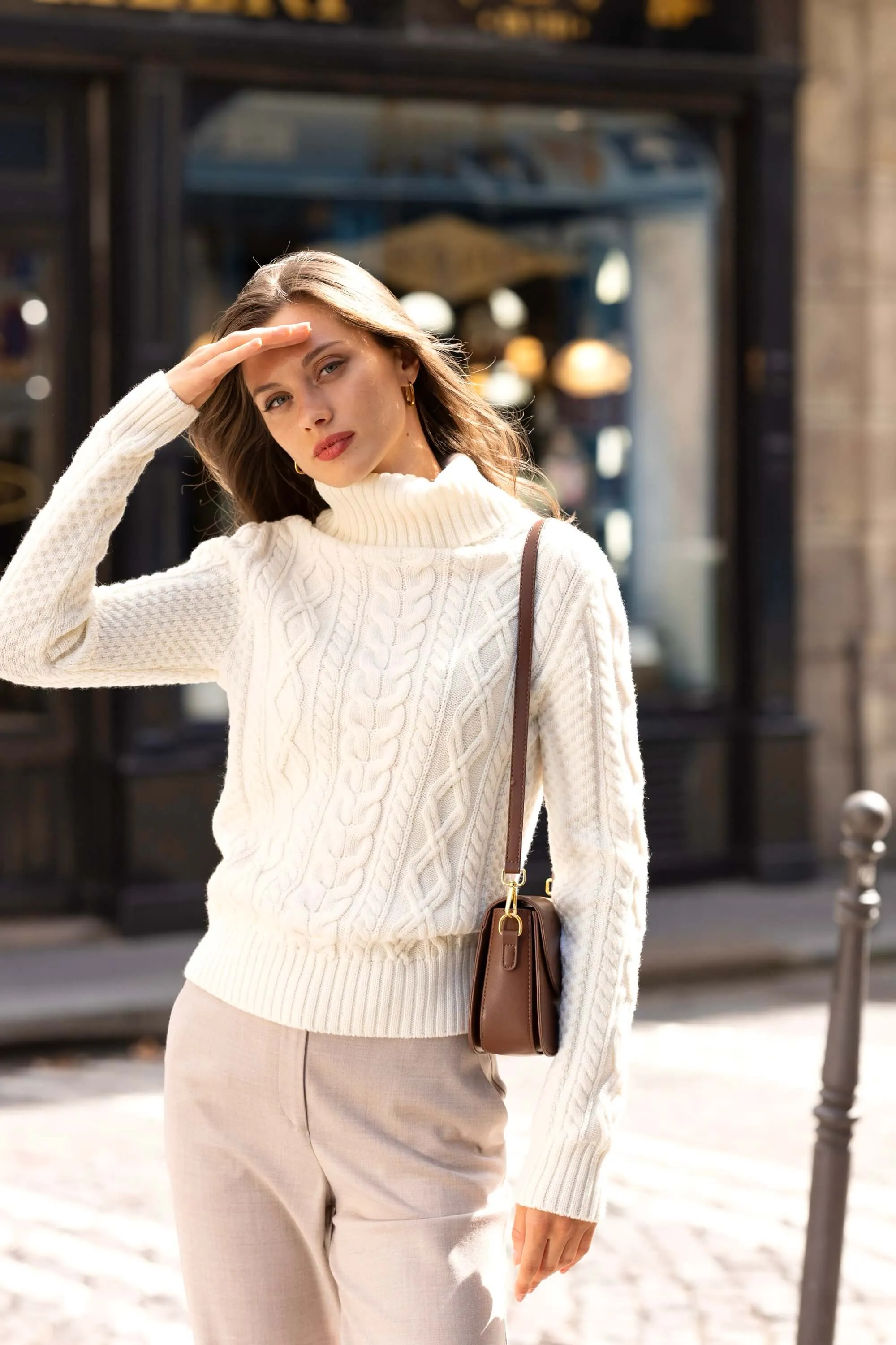 Sinclair Cableknit Sweater sold by GAALA product image thumbnail 3