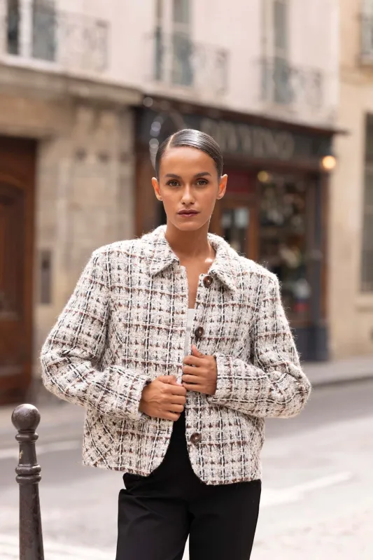 Melanie Wool Short Coat sold by GAALA