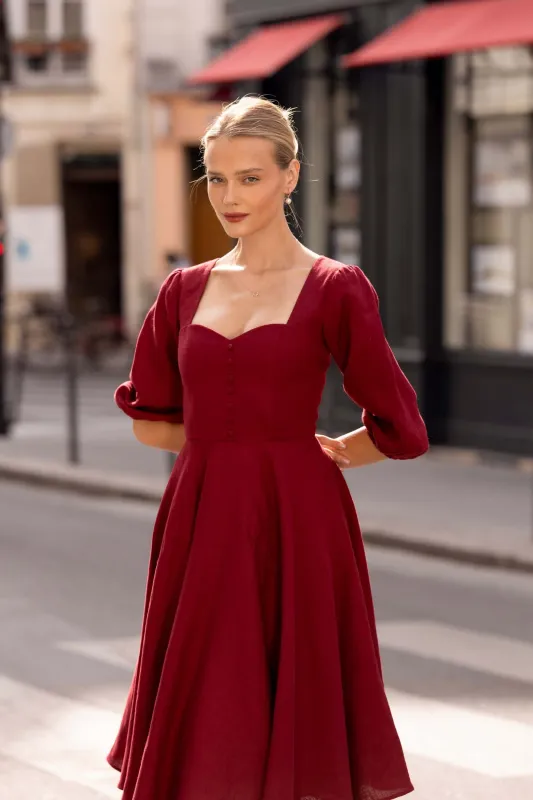 Bardetta Linen Dress sold by GAALA