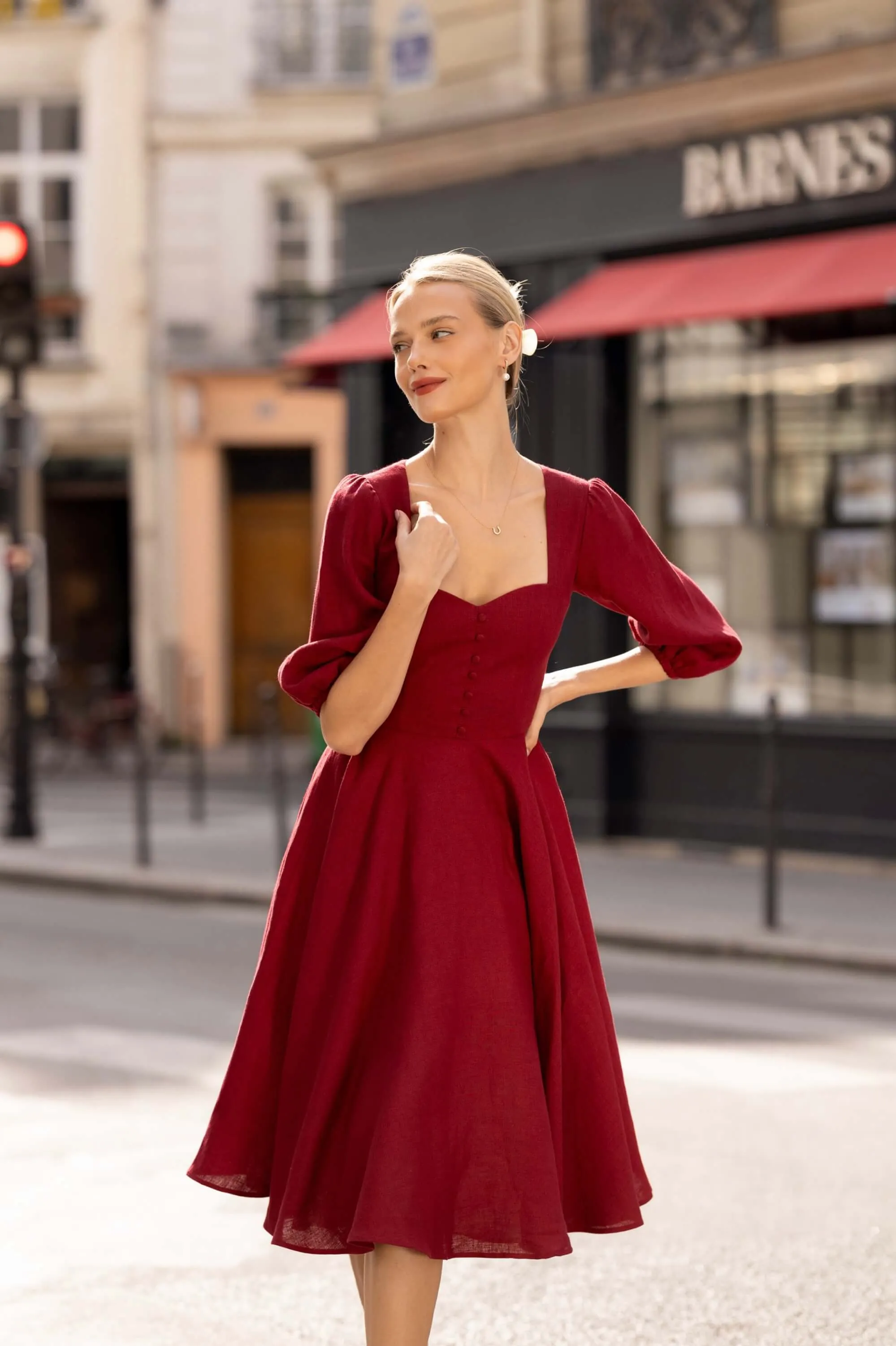 Bardetta Linen Dress sold by GAALA product image thumbnail 2