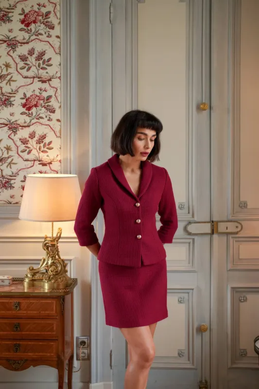 Margaux Cotton Tweed Two Piece sold by GAALA