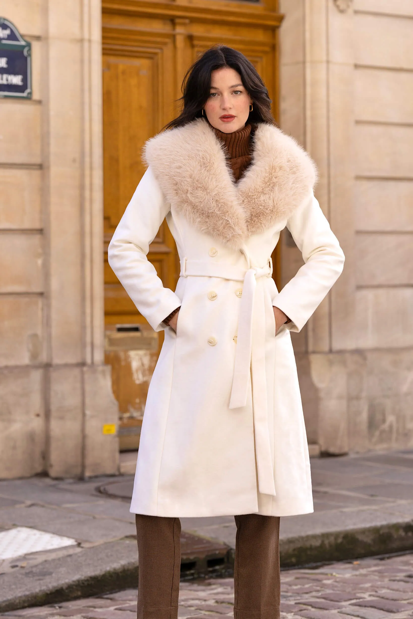 Angelina Faux Fur Coat sold by GAALA