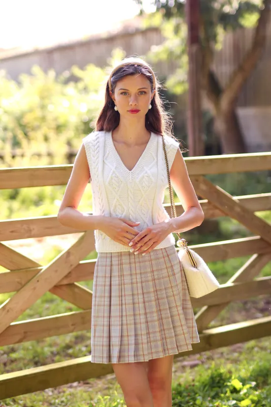 Erin Handknit Sweater Vest sold by GAALA