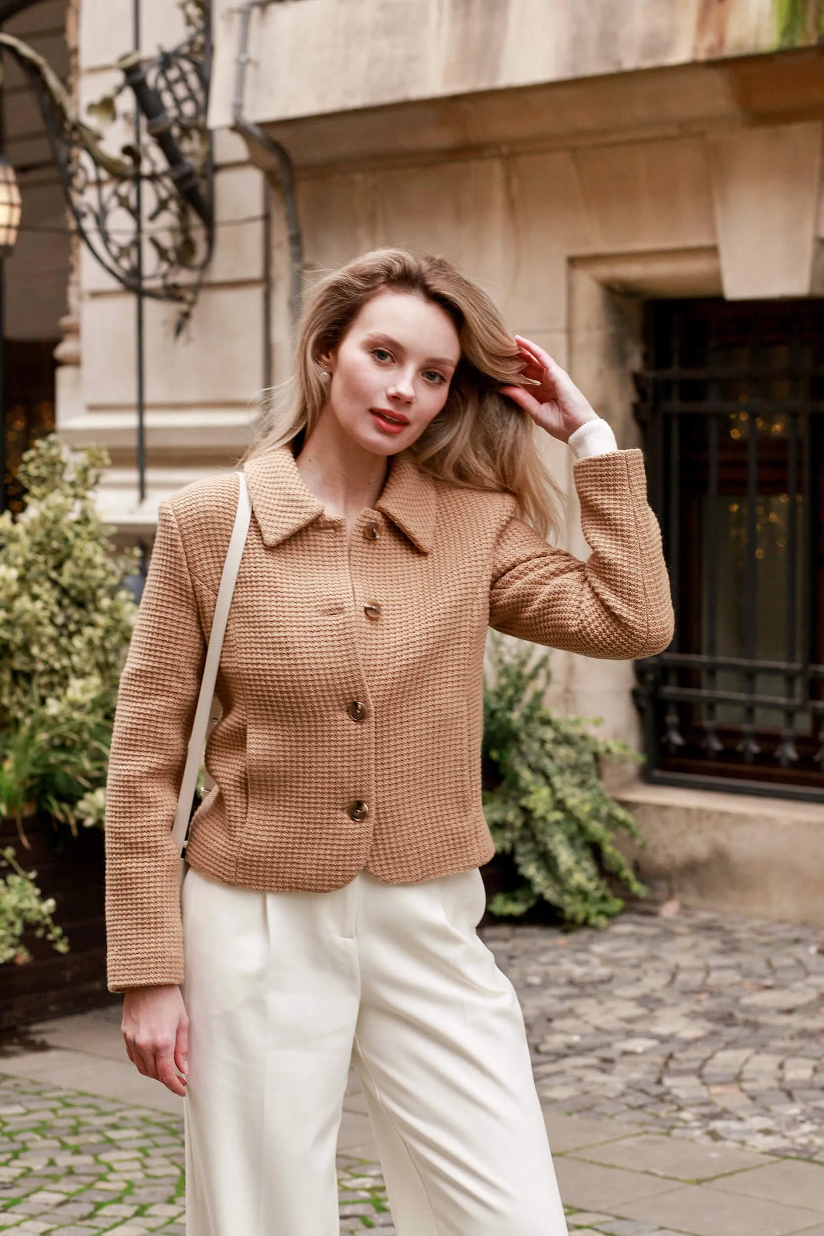 Melanie Wool Short Coat sold by GAALA product image thumbnail 2