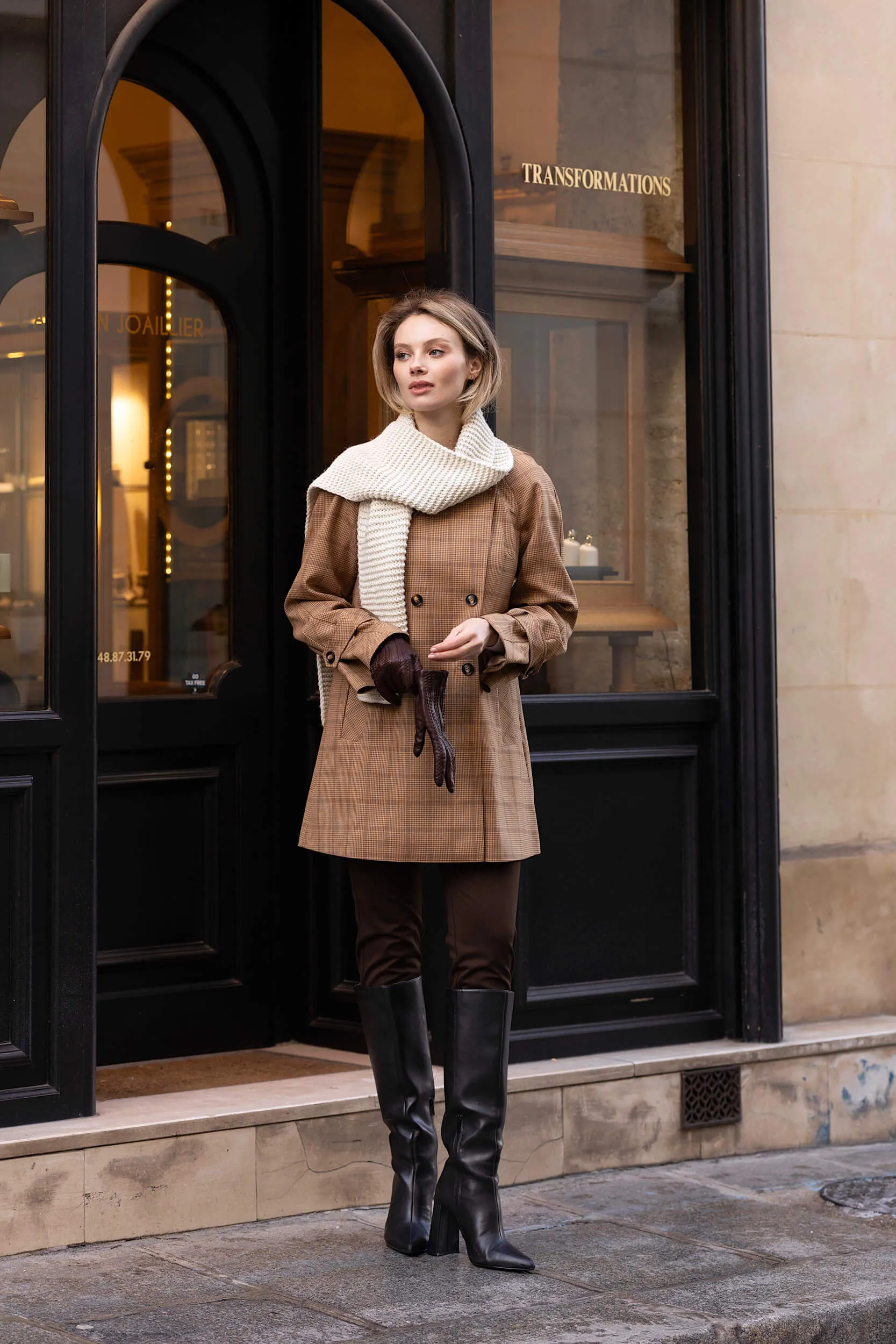 Francine Short Trench Coat sold by GAALA