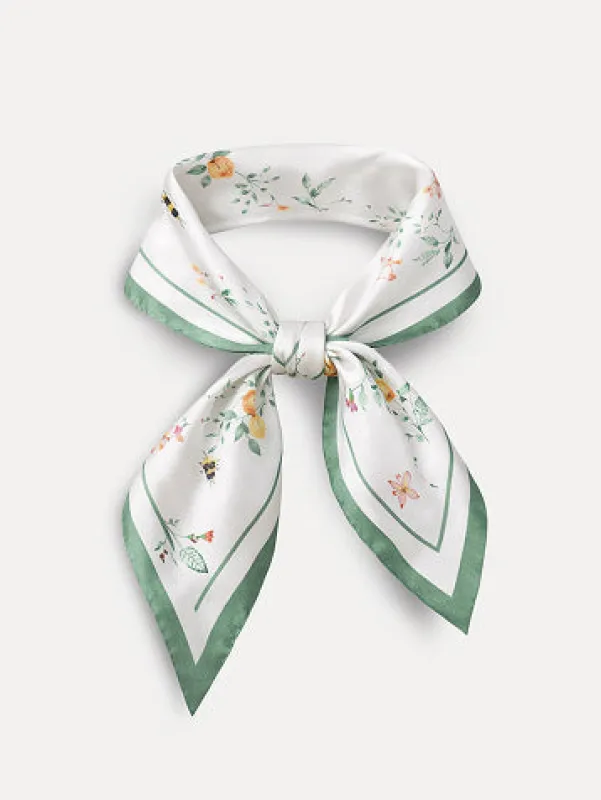 Silk Scarf Flora Gift sold by GAALA