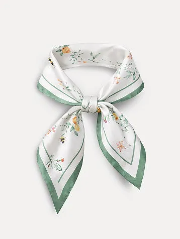 Silk Scarf Flora Gift sold by GAALA