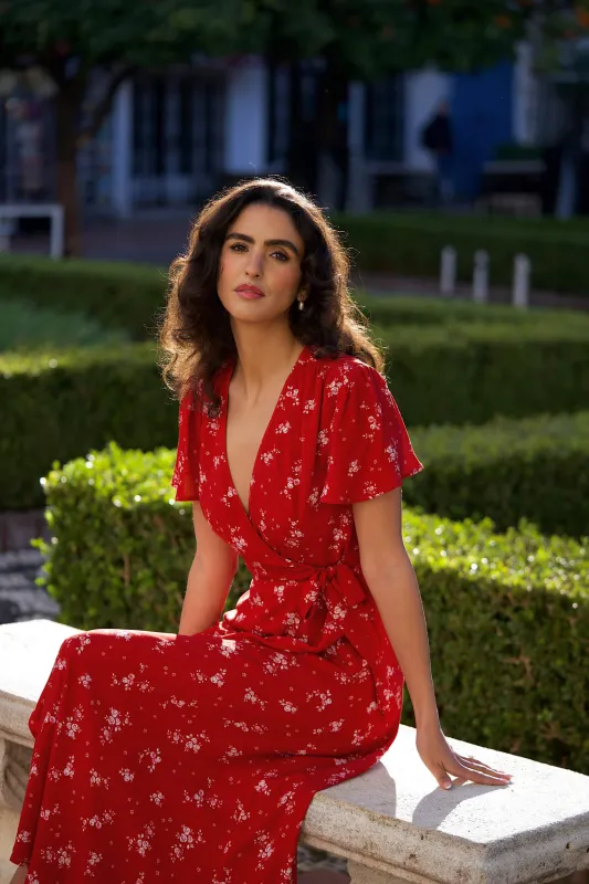 Arlette Wrap Dress made by GAALA