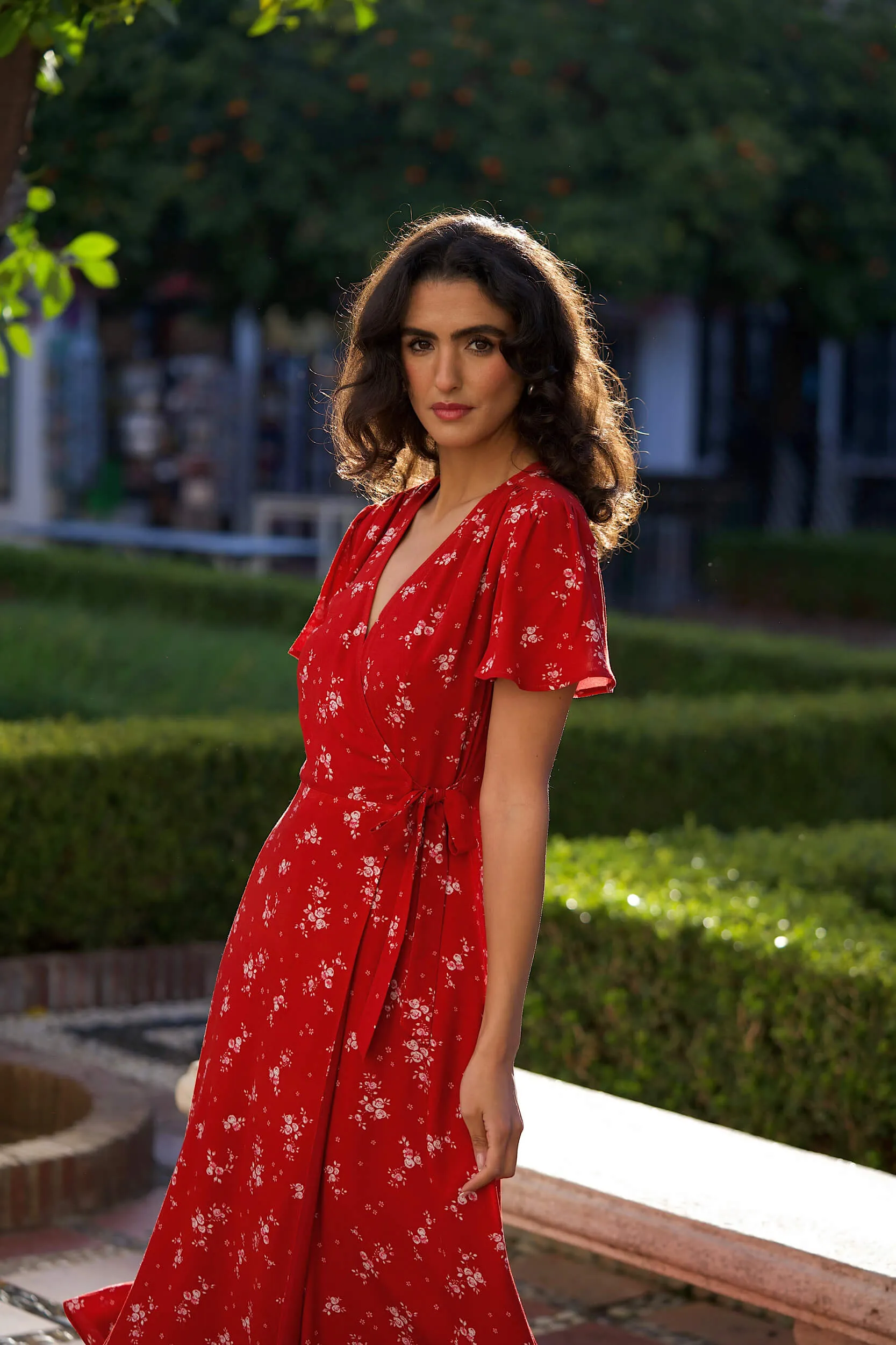 Arlette Wrap Dress sold by GAALA product image thumbnail 4