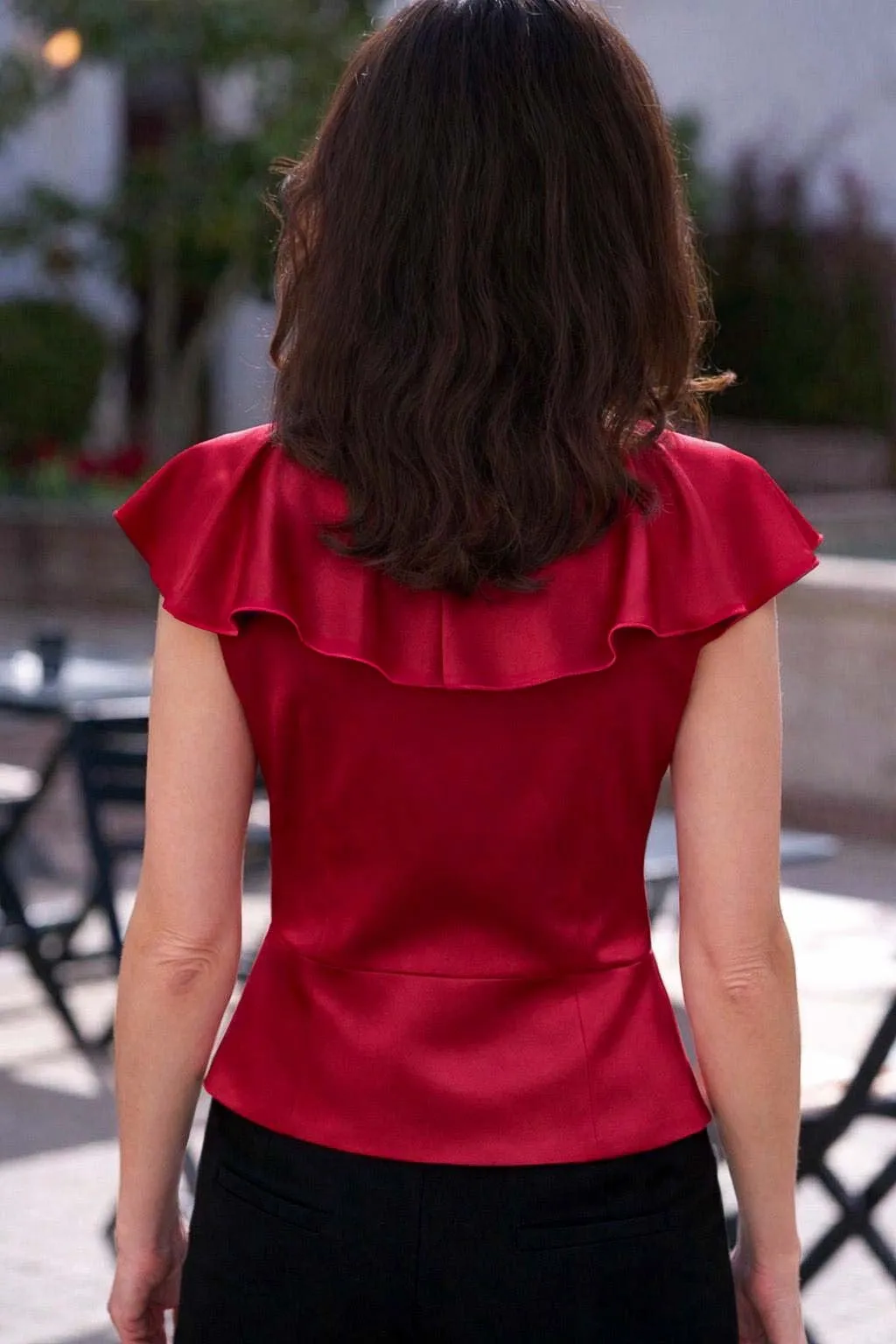 Milena Flounce Blouse sold by GAALA product image thumbnail 4