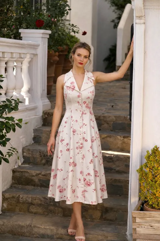 Clarice Halter Top Dress made by GAALA