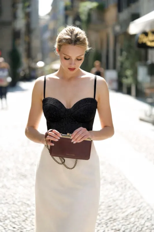 Esme Lace Corset Top sold by GAALA