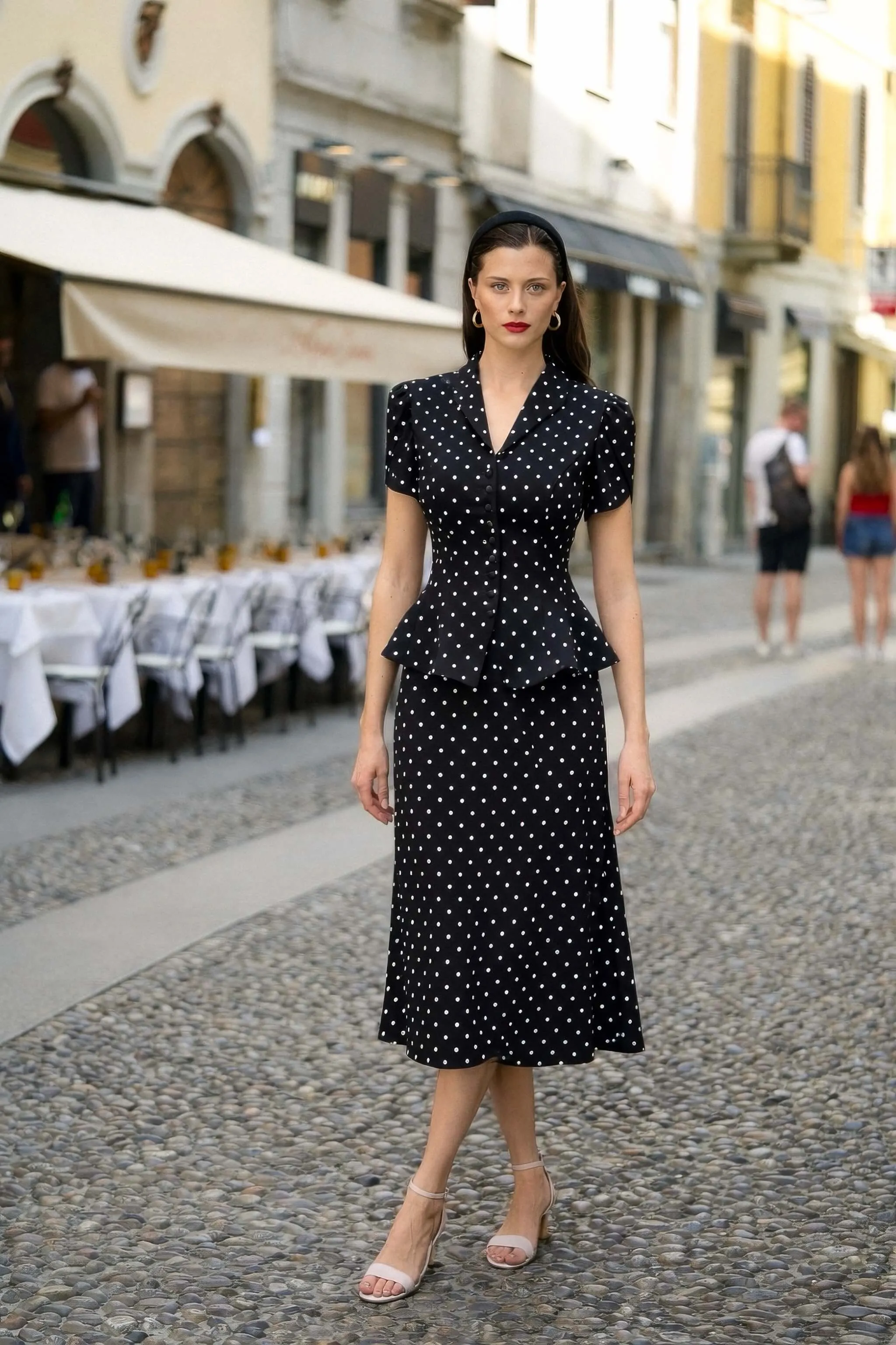 Andi Polka Dot Skirt sold by GAALA