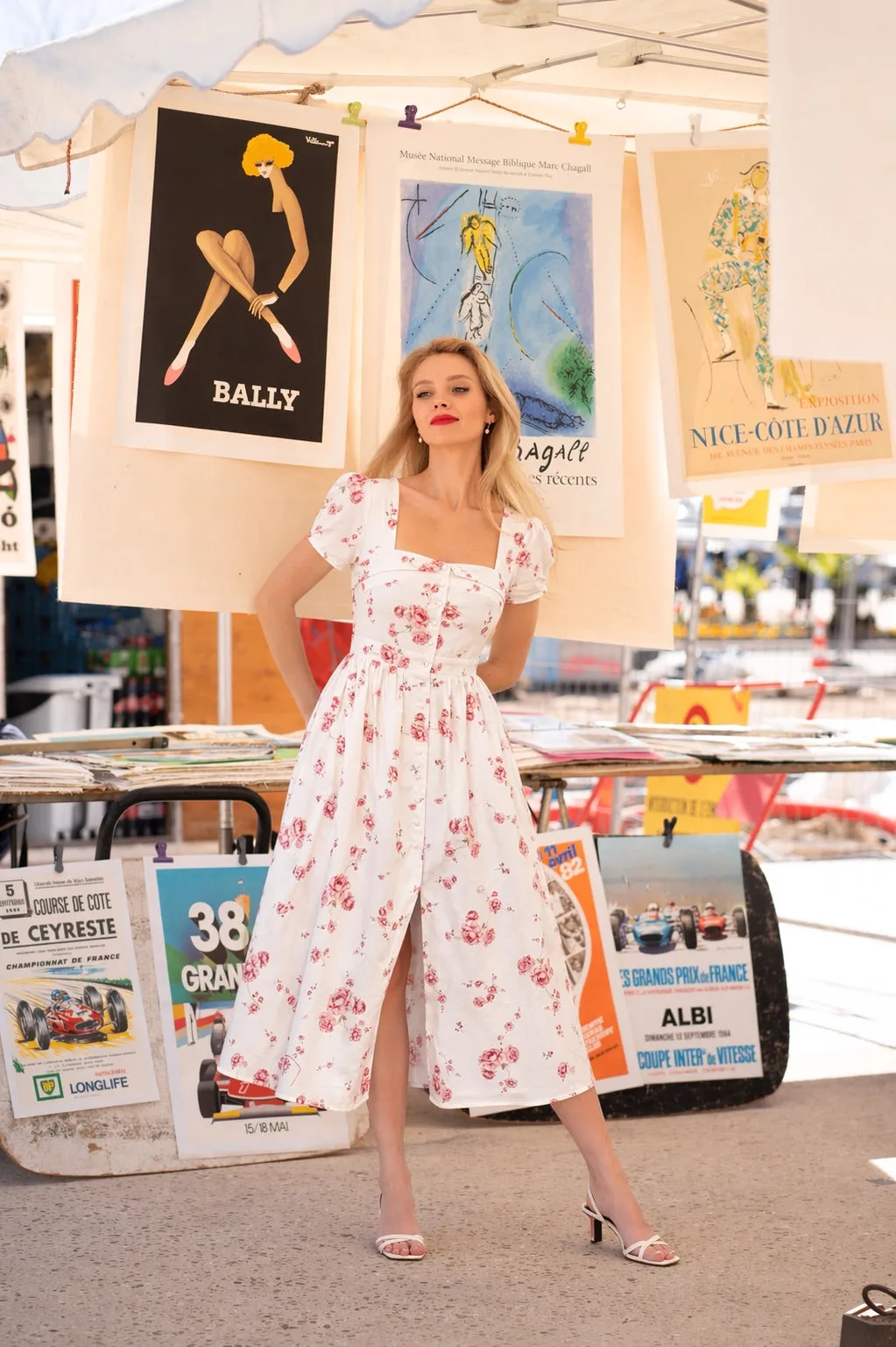 Estelle Button Down Dress sold by GAALA