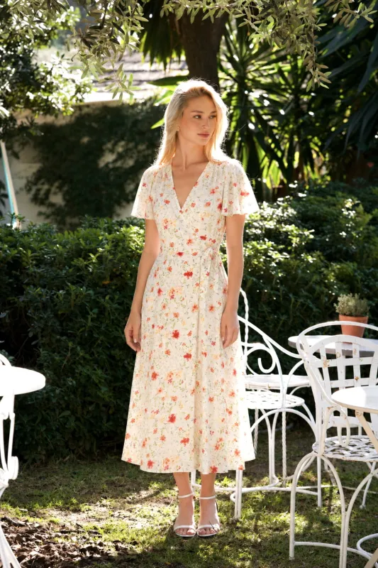 Arlette Wrap Dress made by GAALA