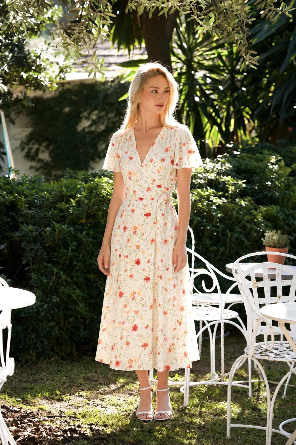 Arlette Wrap Dress sold by GAALA
