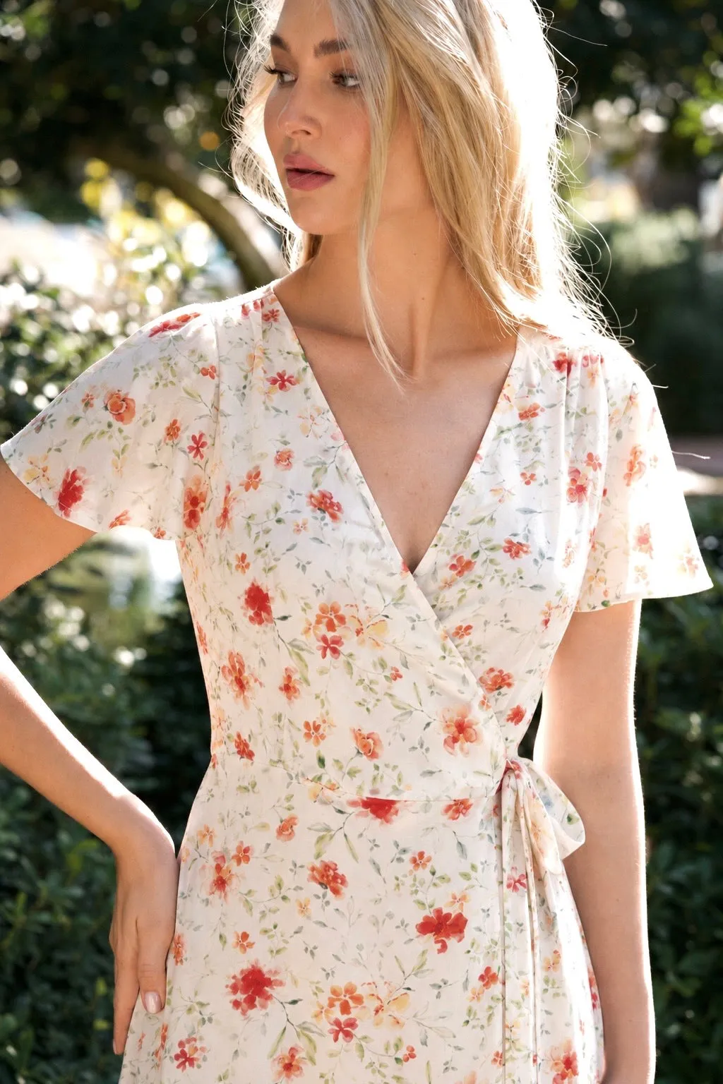 Arlette Wrap Dress sold by GAALA product image thumbnail 3