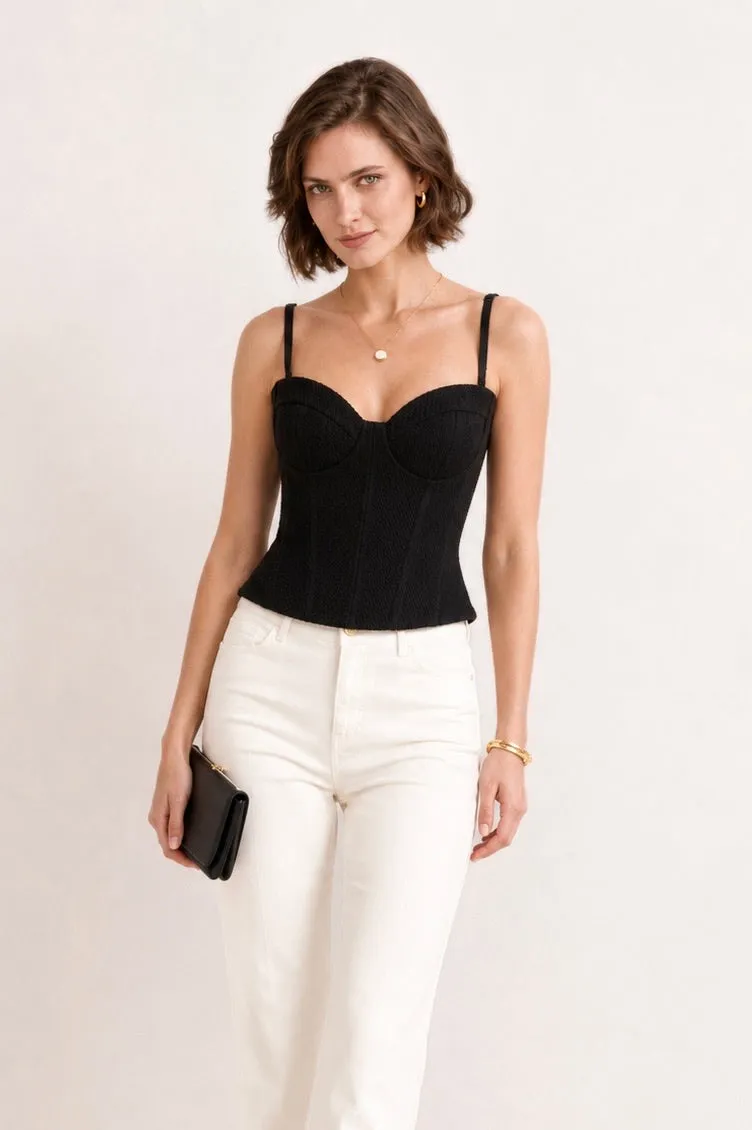 Esme Tweed Corset Top sold by GAALA
