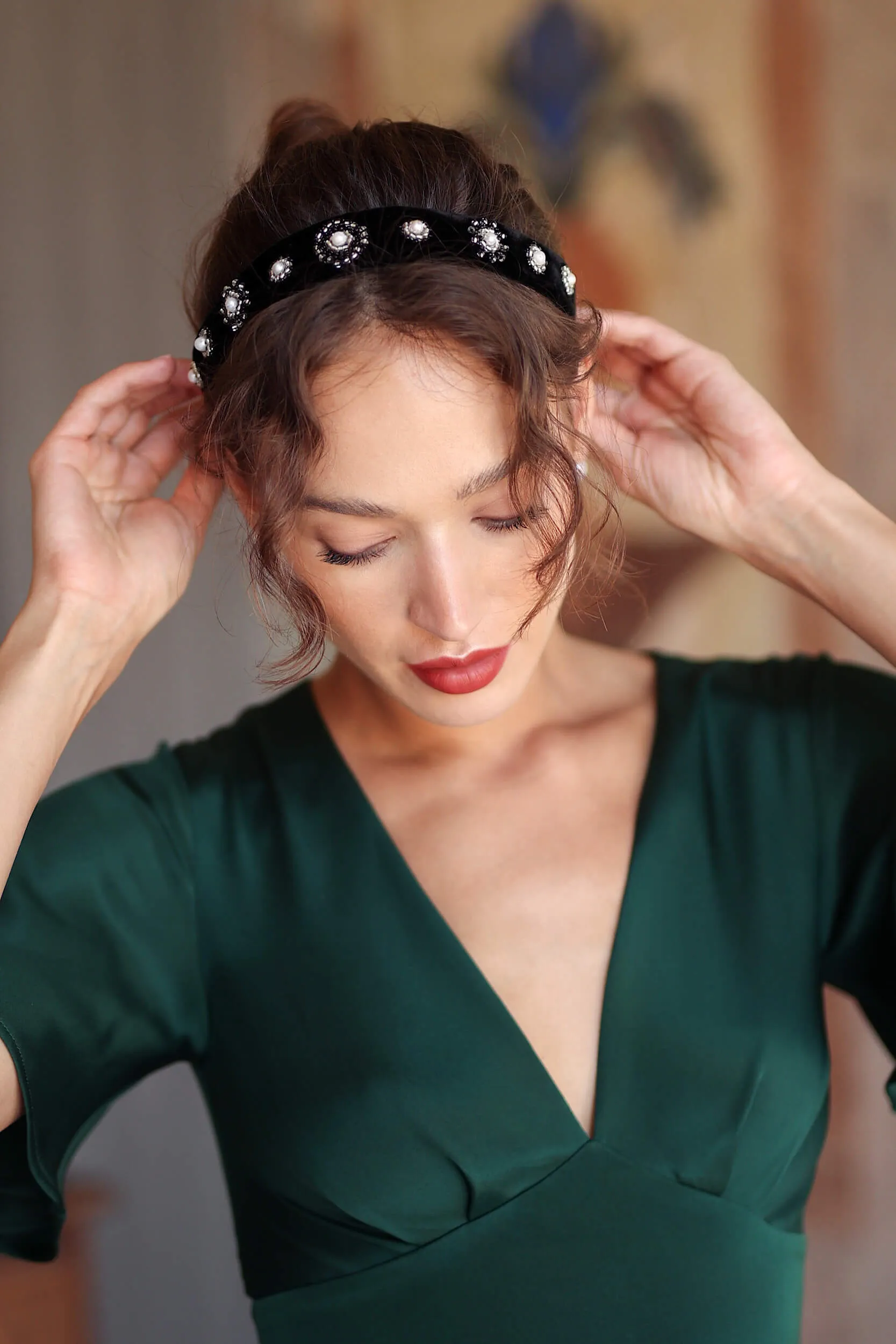 Britt Velvet Headband Gift sold by GAALA product image thumbnail 3