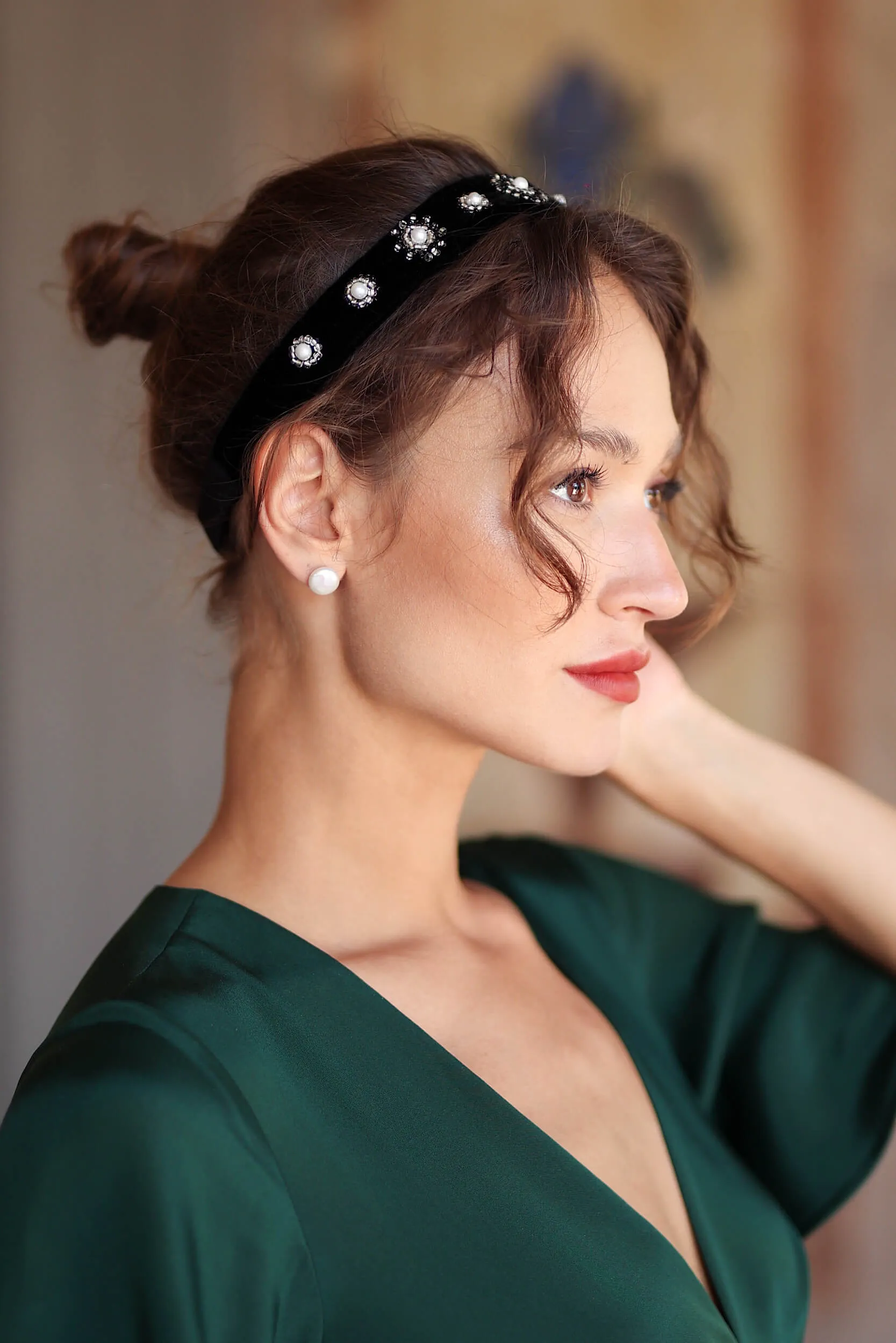 Britt Velvet Headband Gift sold by GAALA product image thumbnail 5