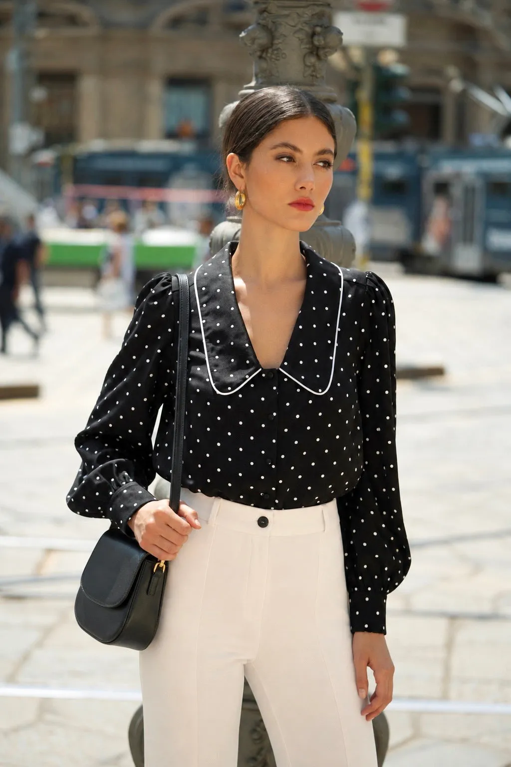 Laurent Polka Dot Blouse sold by GAALA product image thumbnail 2