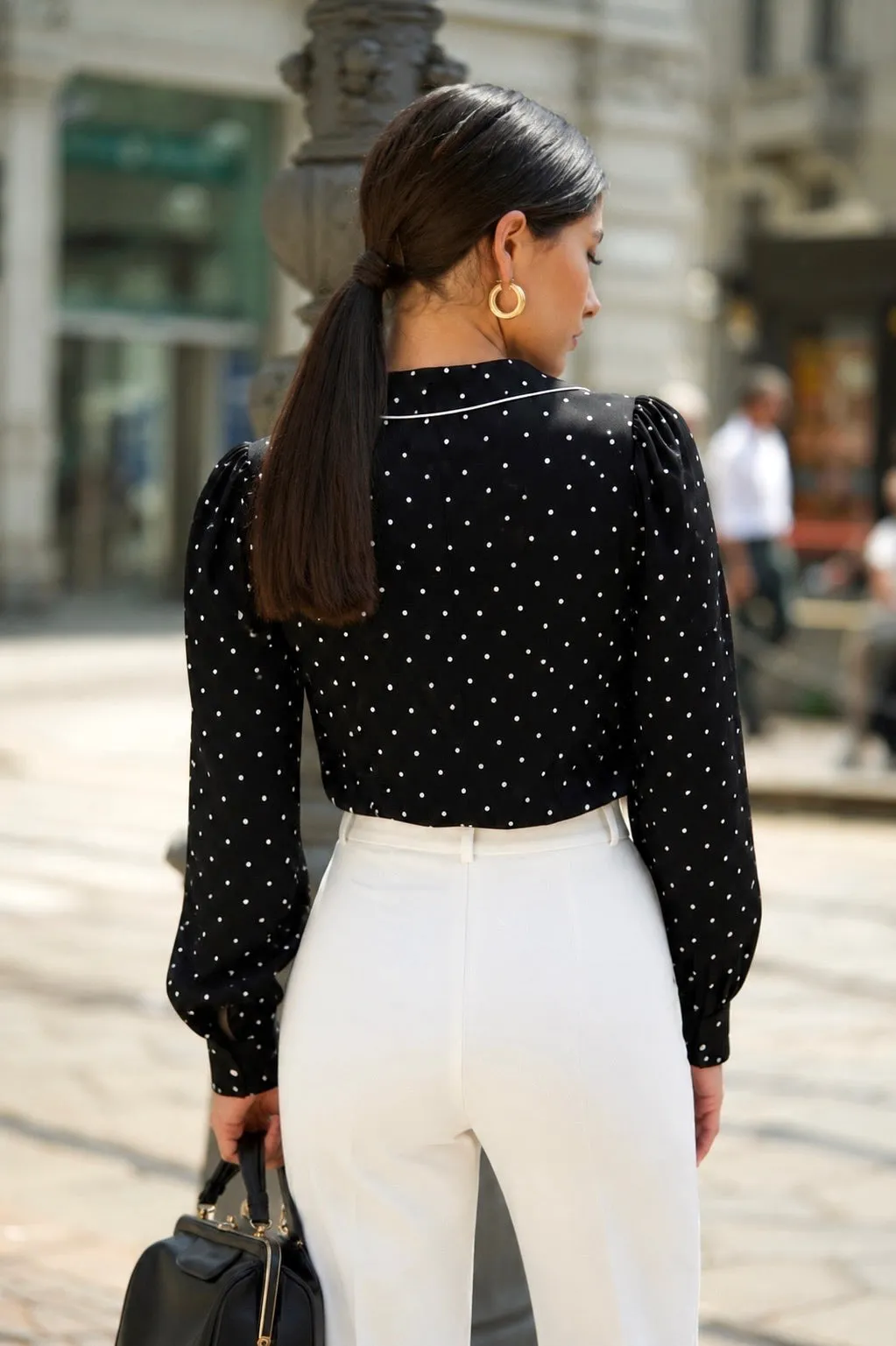 Laurent Polka Dot Blouse sold by GAALA product image thumbnail 3