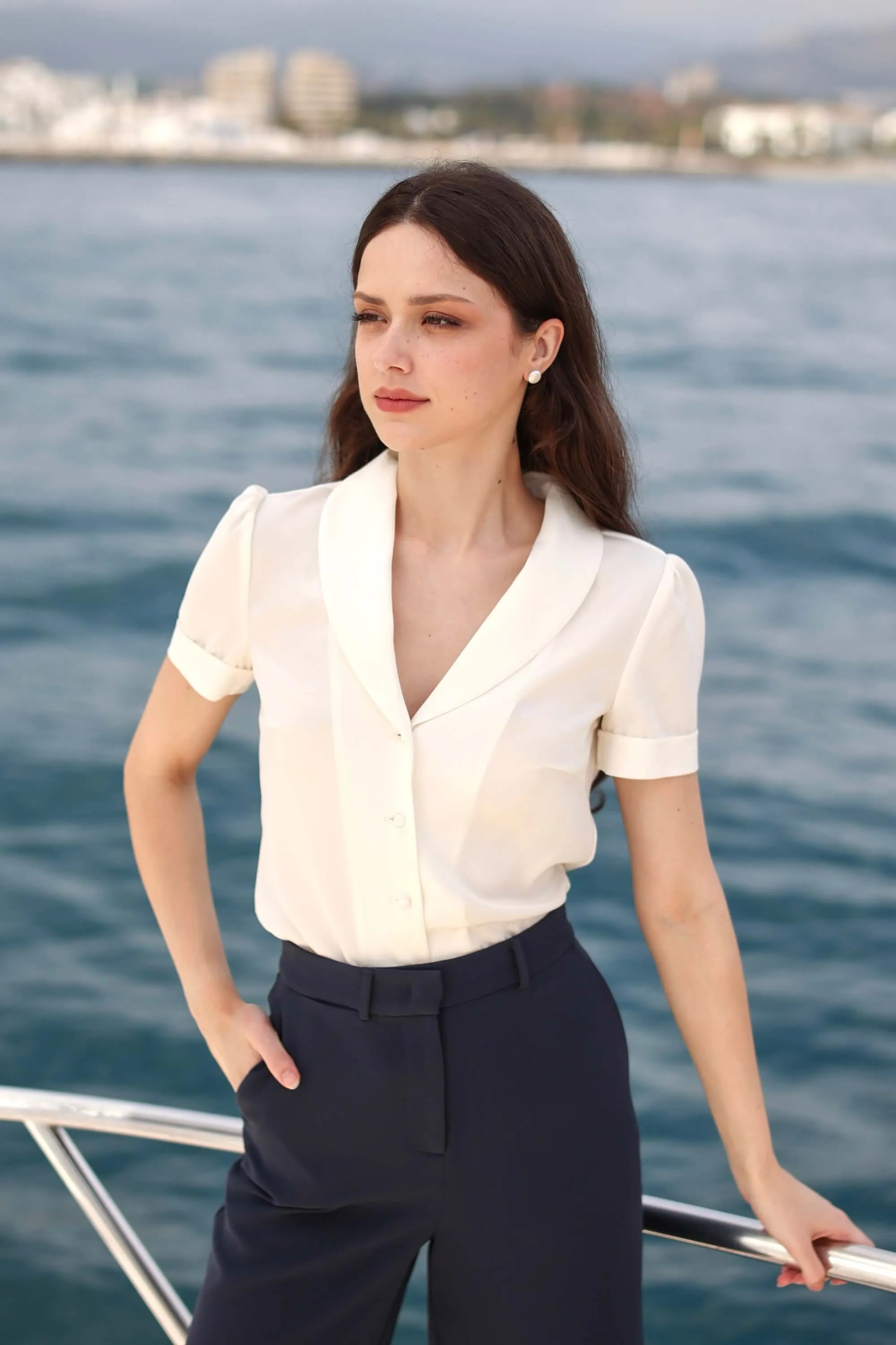 Lexi Silk Blouse sold by GAALA product image thumbnail 3