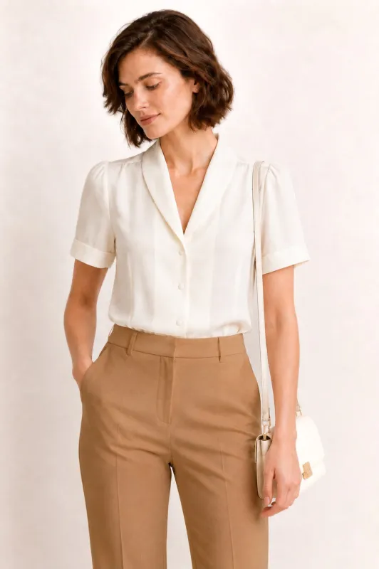 Lexi Silk Blouse made by GAALA