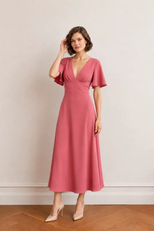 Coralie Silk Dress made by GAALA