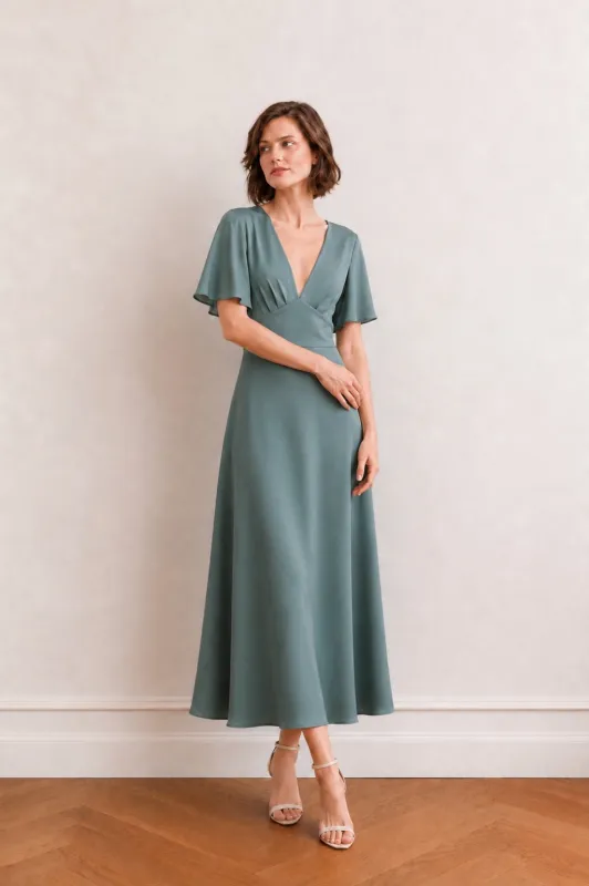 Coralie Silk Dress made by GAALA