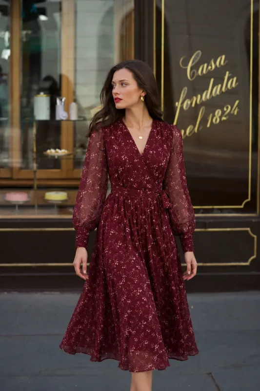 Amelia Wrap Dress made by GAALA